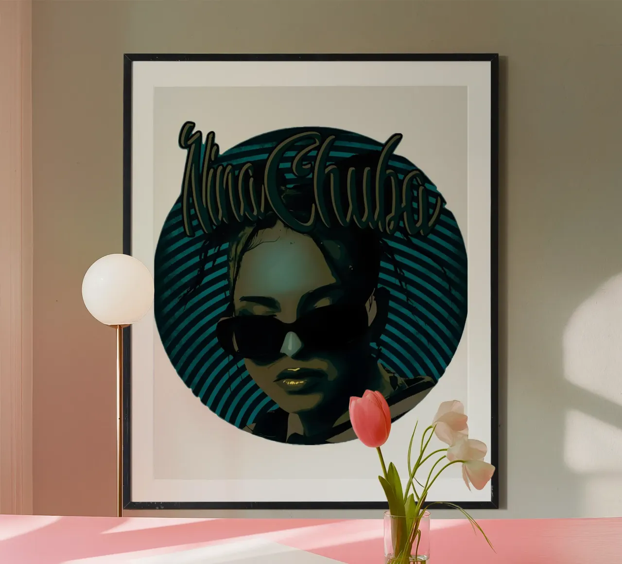 Urban Cool poster con telaio in alluminio da vintage