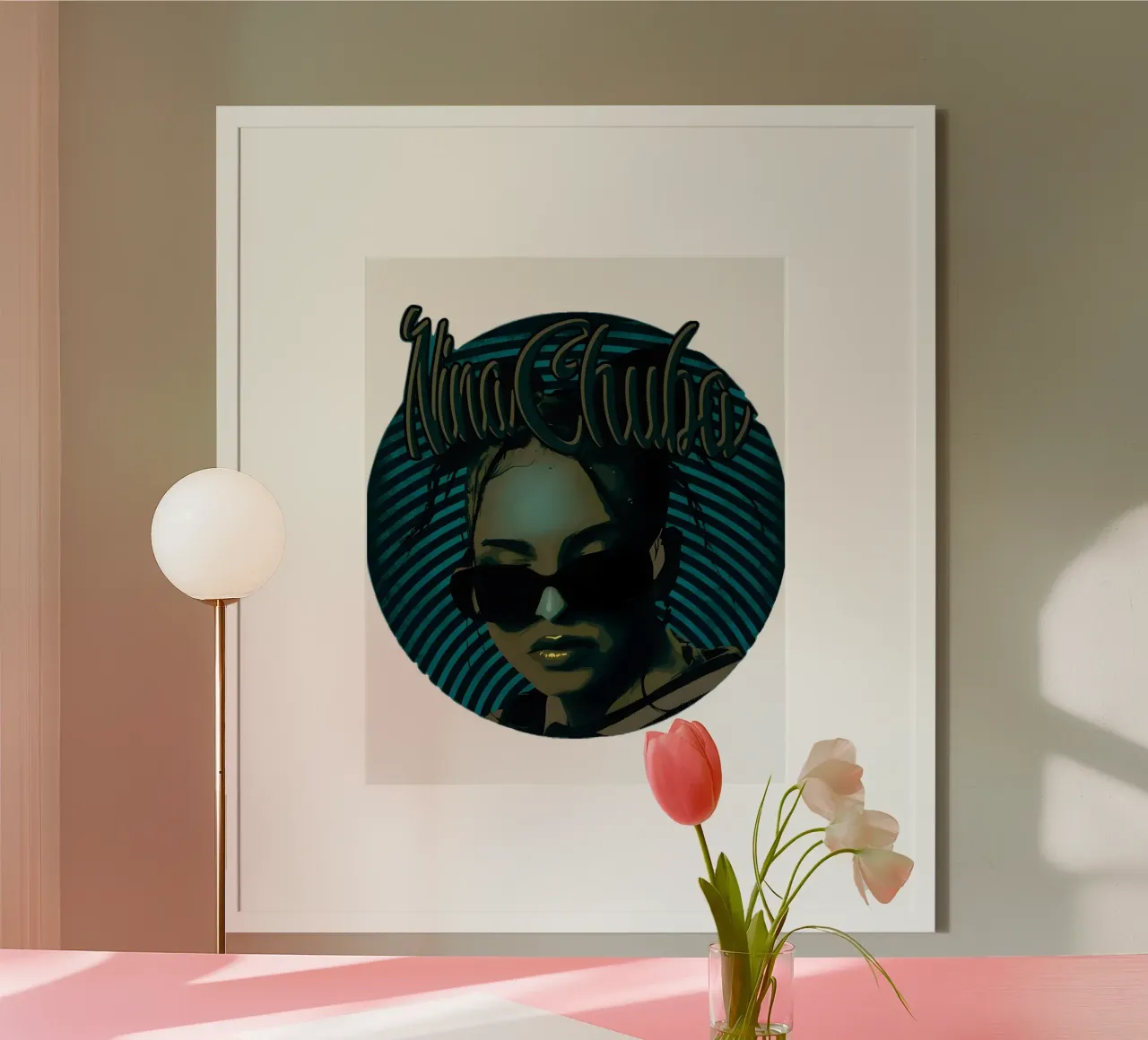 Urban Cool poster con telaio in alluminio da vintage