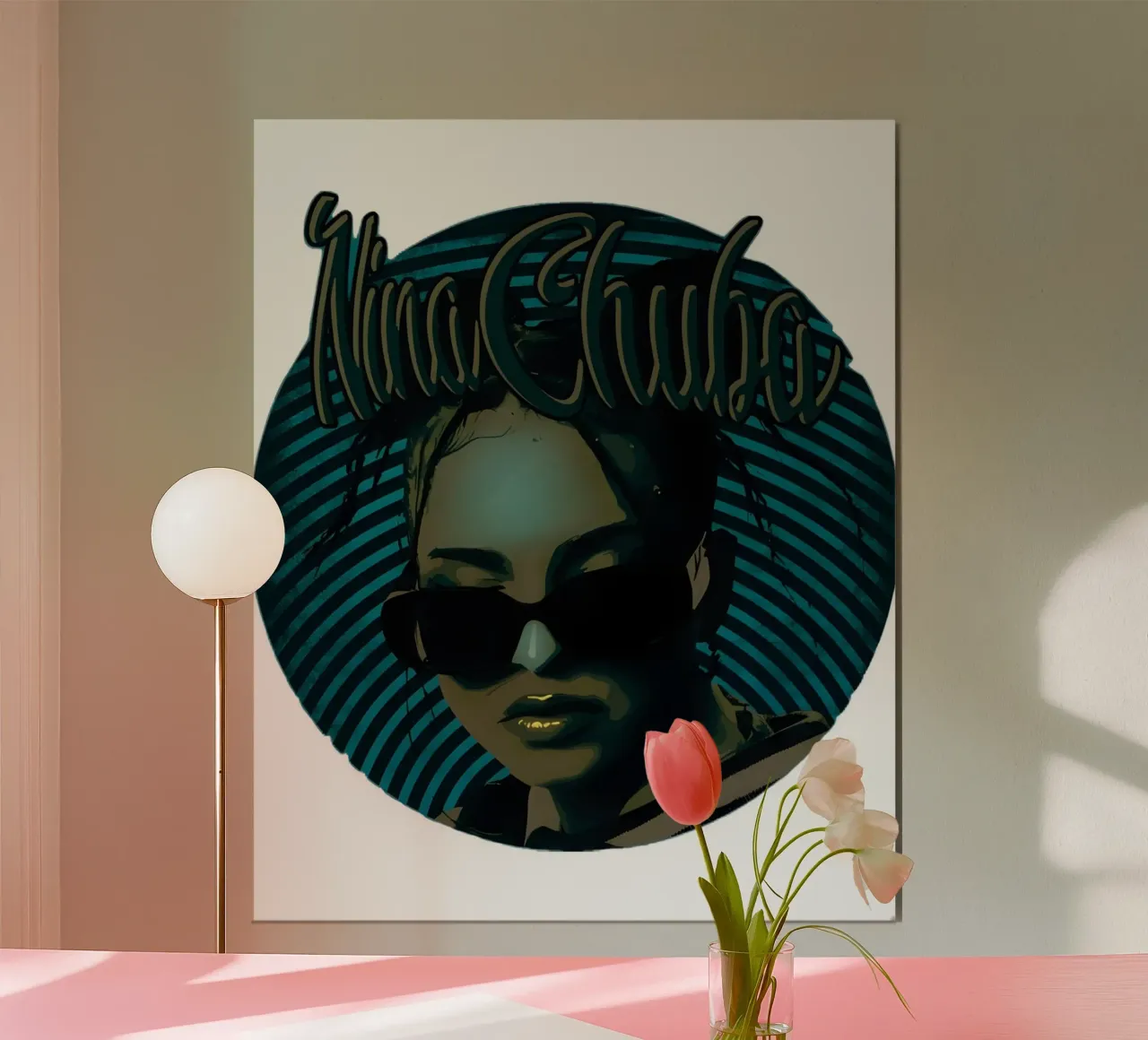 Urban Cool poster con telaio in alluminio da vintage