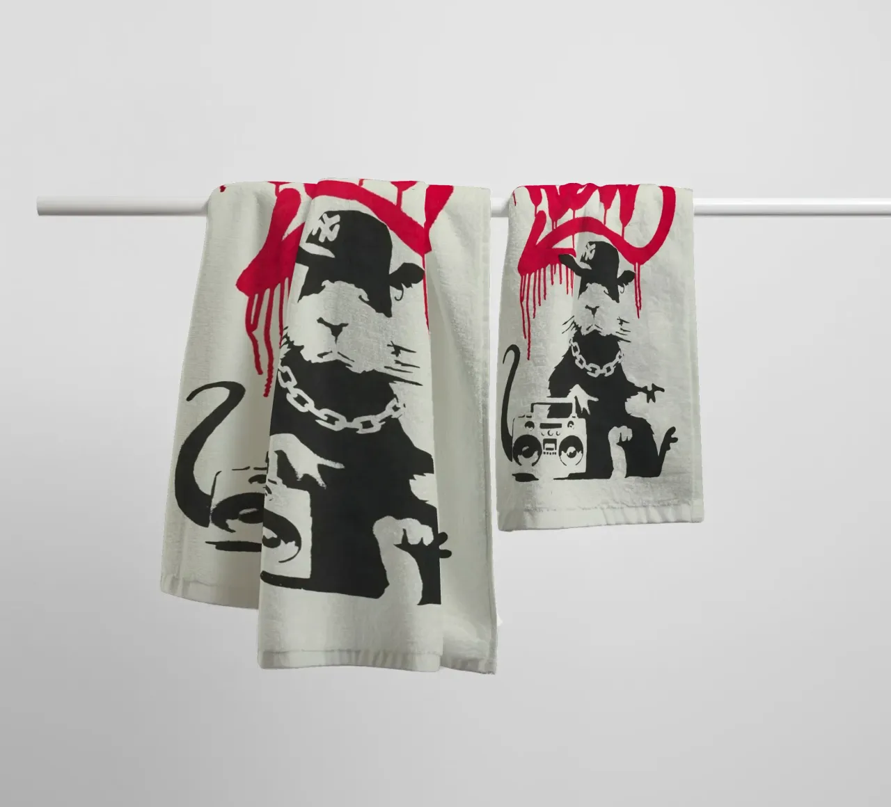 Gangsta Rat, 2004 asciugamano da bagno da Riggle Glenda