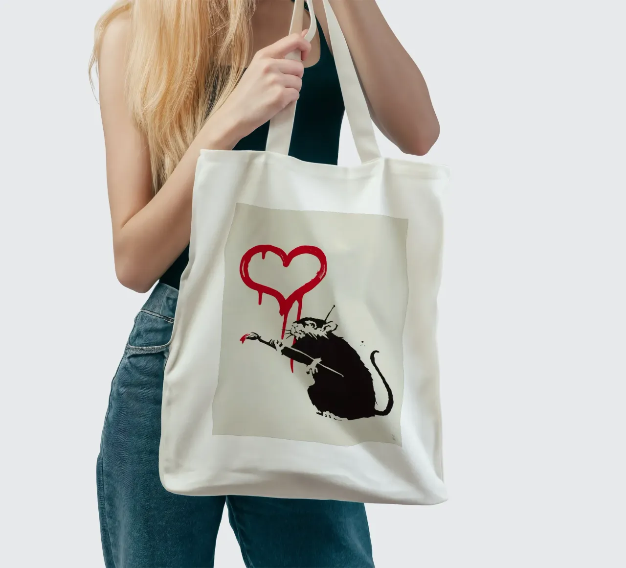 Ratto d'amore, 2004 borsa in juta da Riggle Glenda