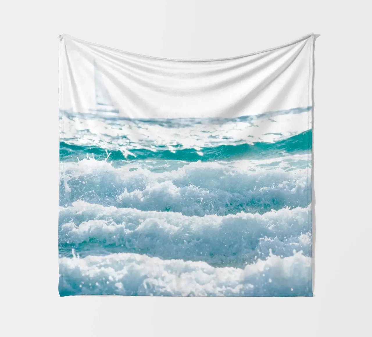 Wit op wit fleecedeken van Tal Paz-Fridman