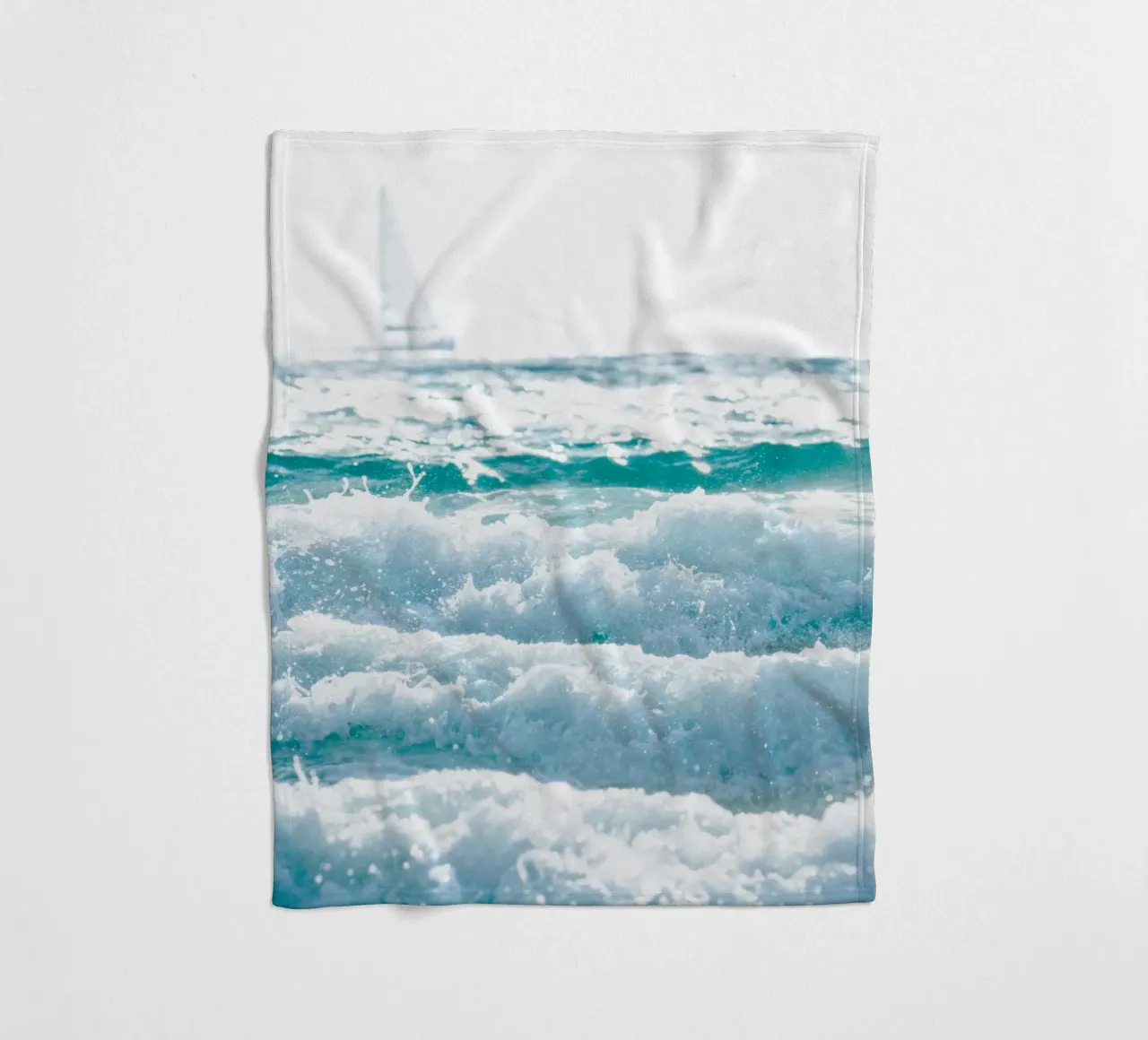 Wit op wit fleecedeken van Tal Paz-Fridman