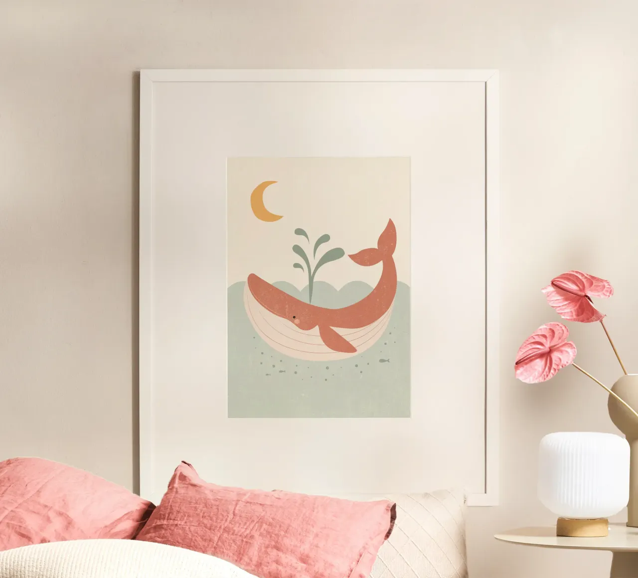 Balena felice poster da muench benjamin