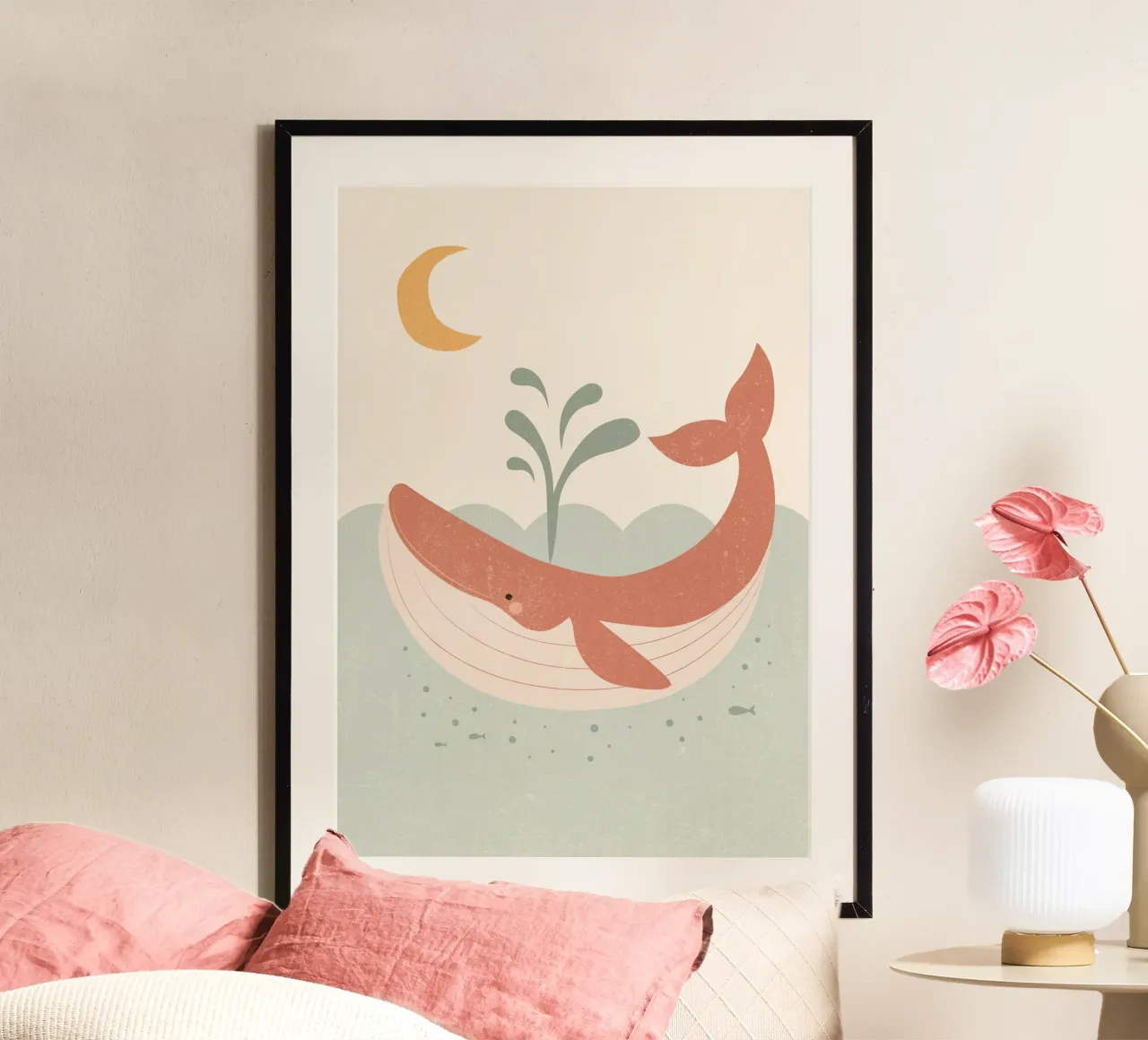 Balena felice poster da muench benjamin