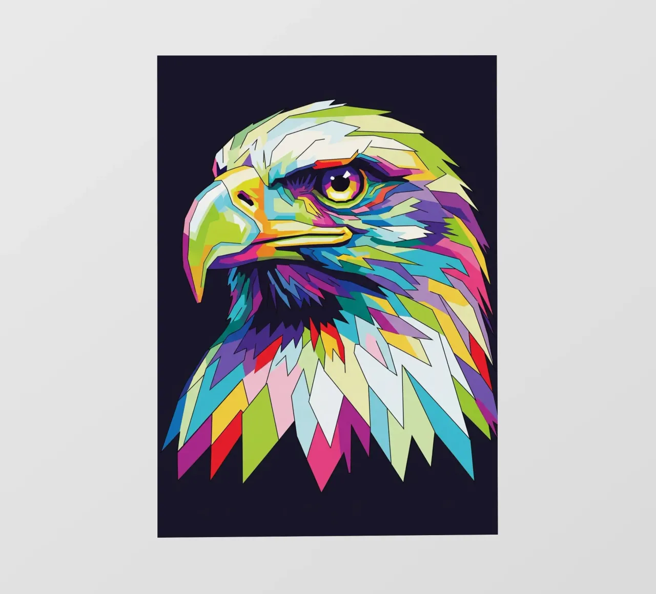 Colorful of Eagle (1) pellicola backlit da Wild Life studio