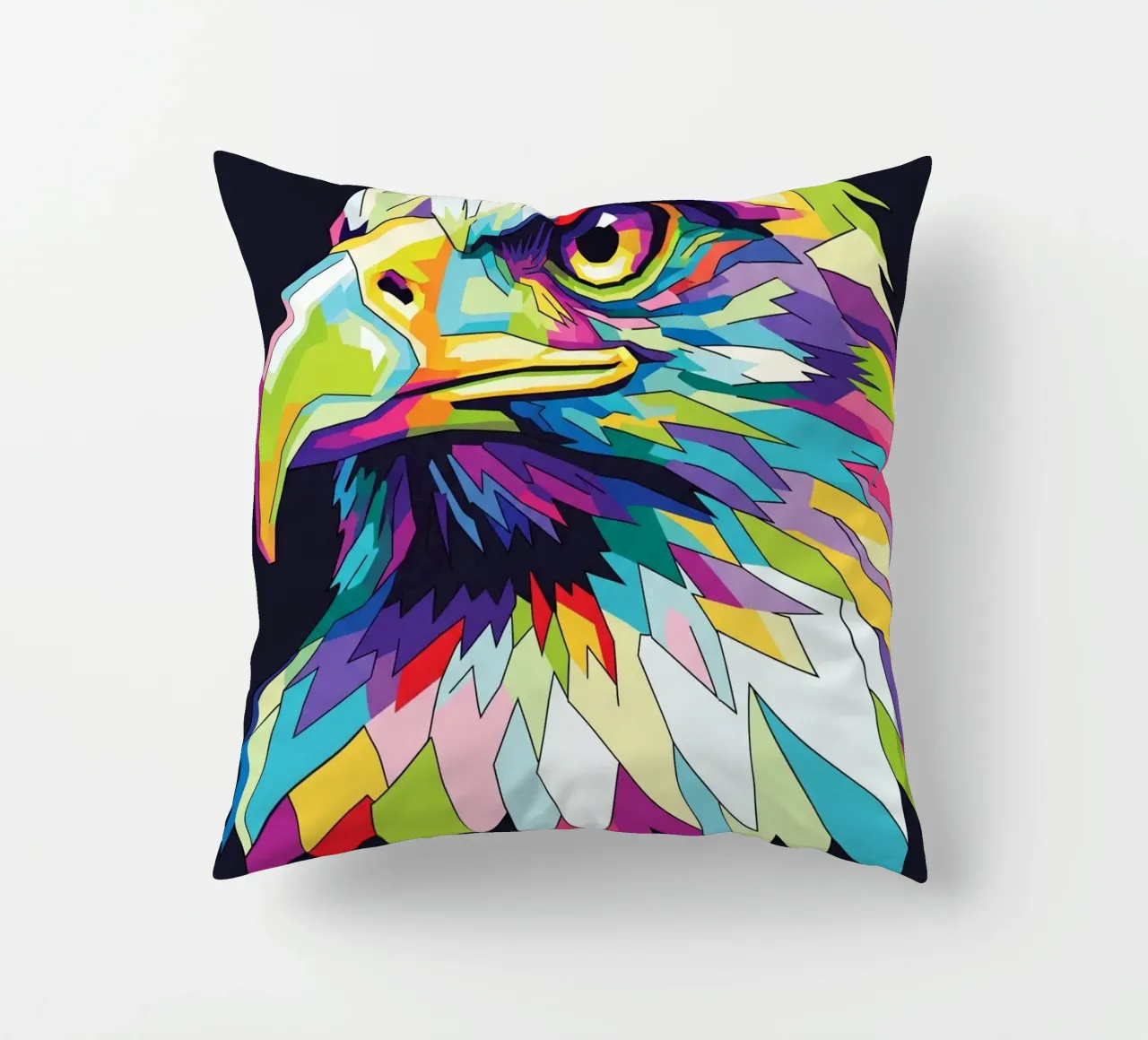 Colorful of Eagle (1) cuscino da Wild Life studio