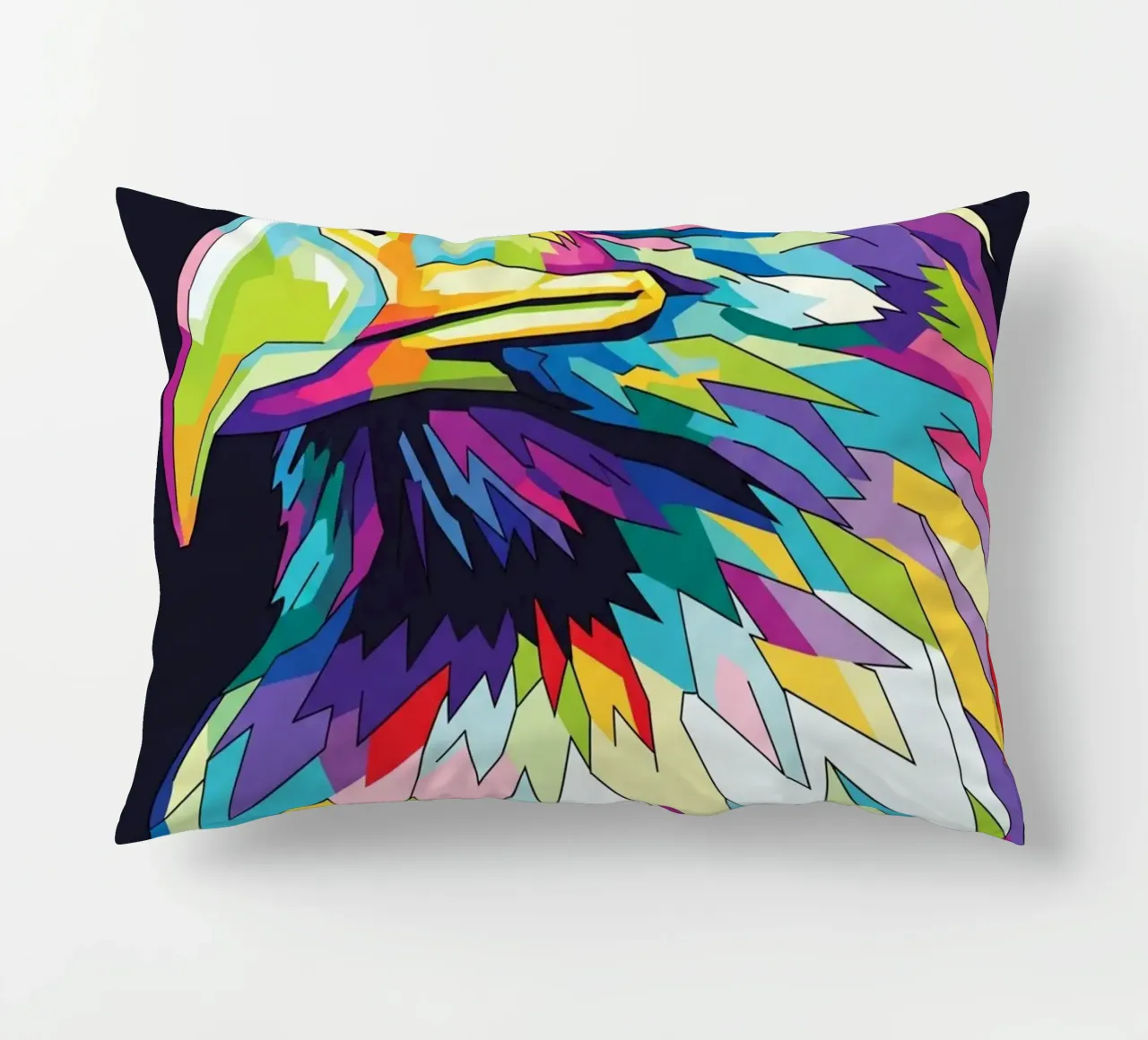 Colorful of Eagle (1) cuscino da Wild Life studio