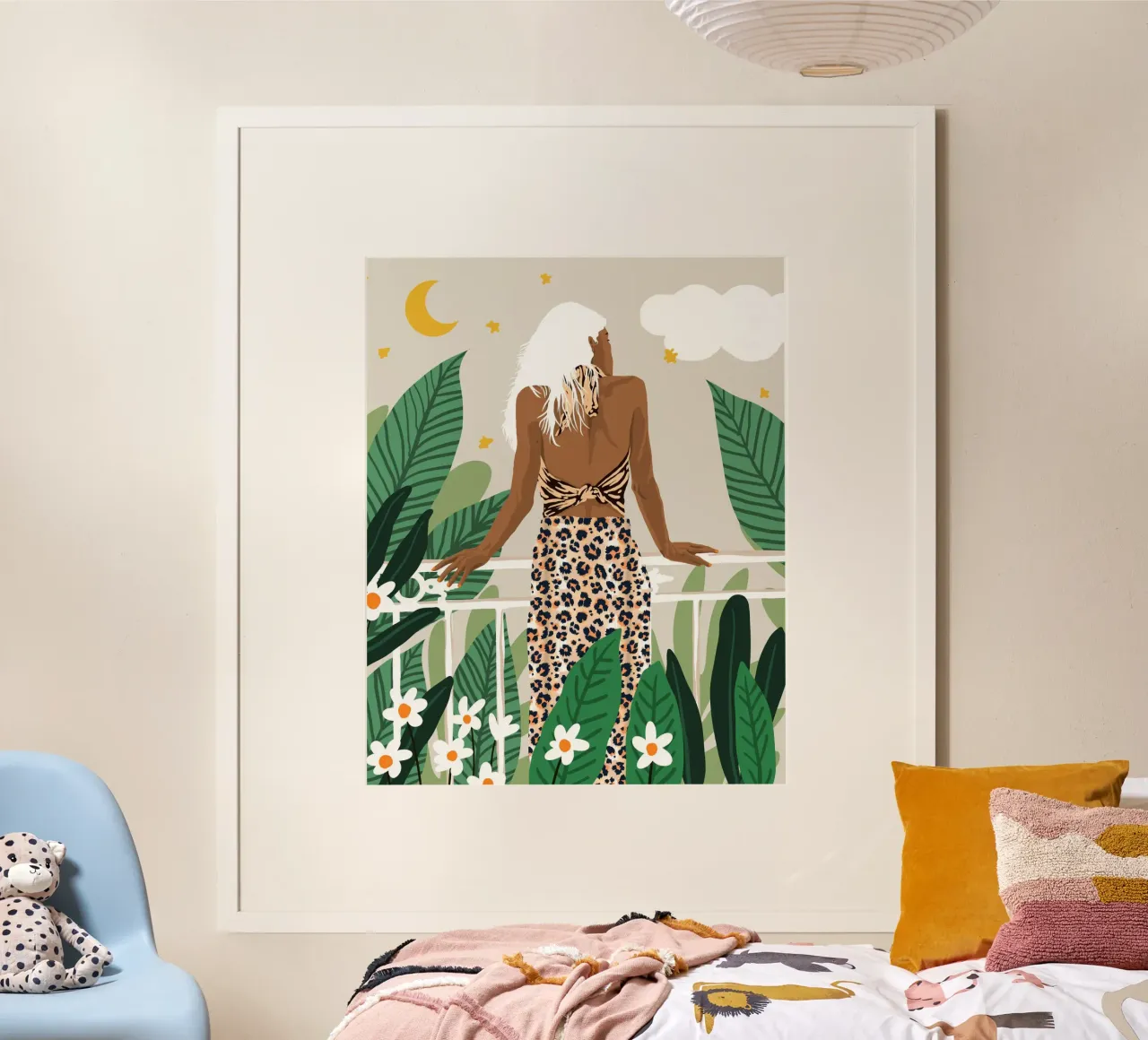 Fiducia nell'attesa poster con telaio in alluminio da 83oranges