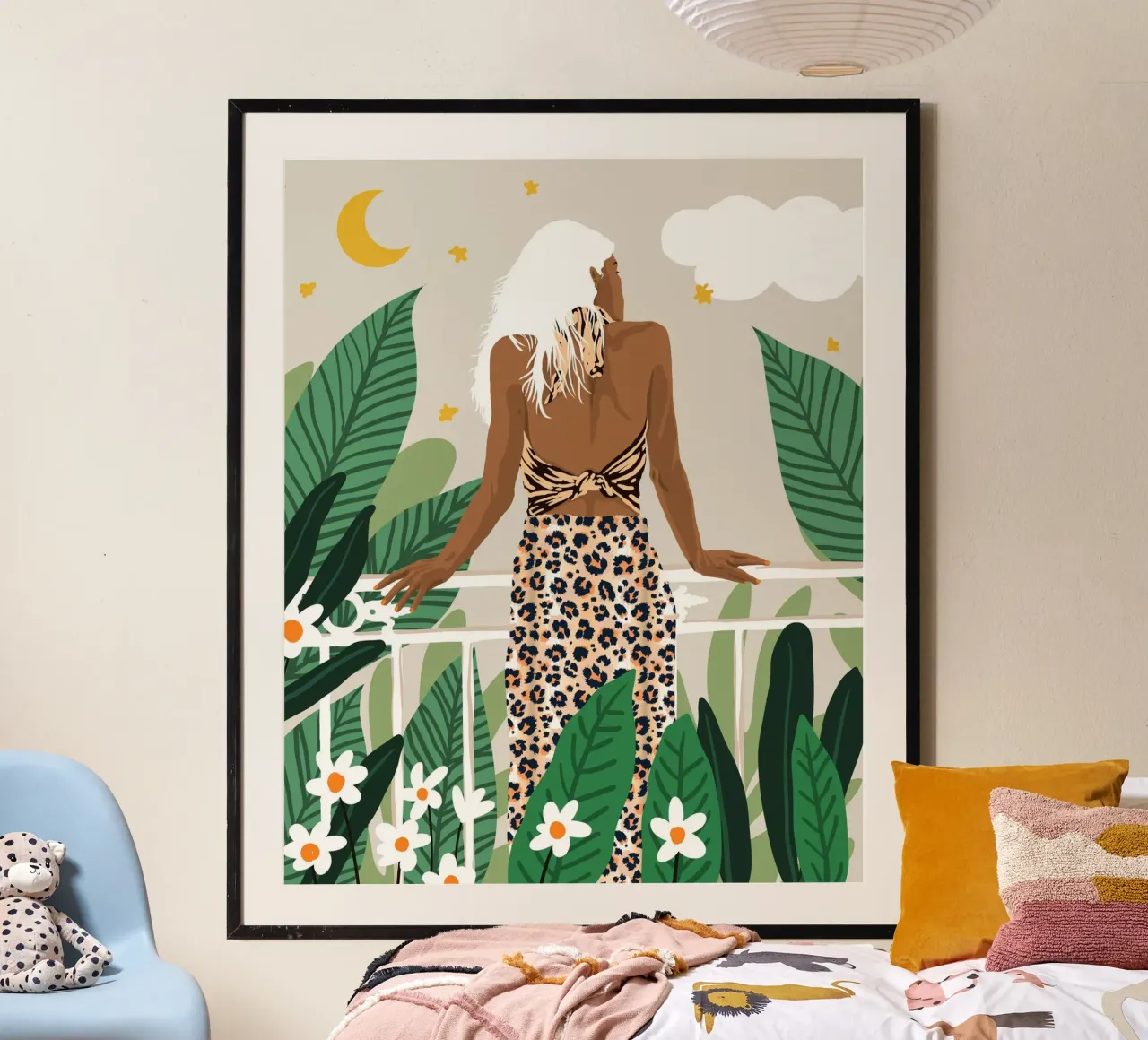 Fiducia nell'attesa poster con telaio in alluminio da 83oranges