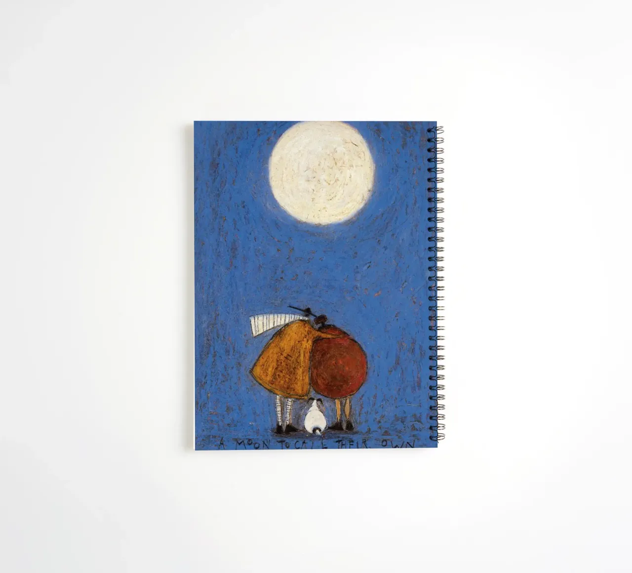 Moon To Call Their Own Sam Toft spiral notebook by Patrick Mitchell
