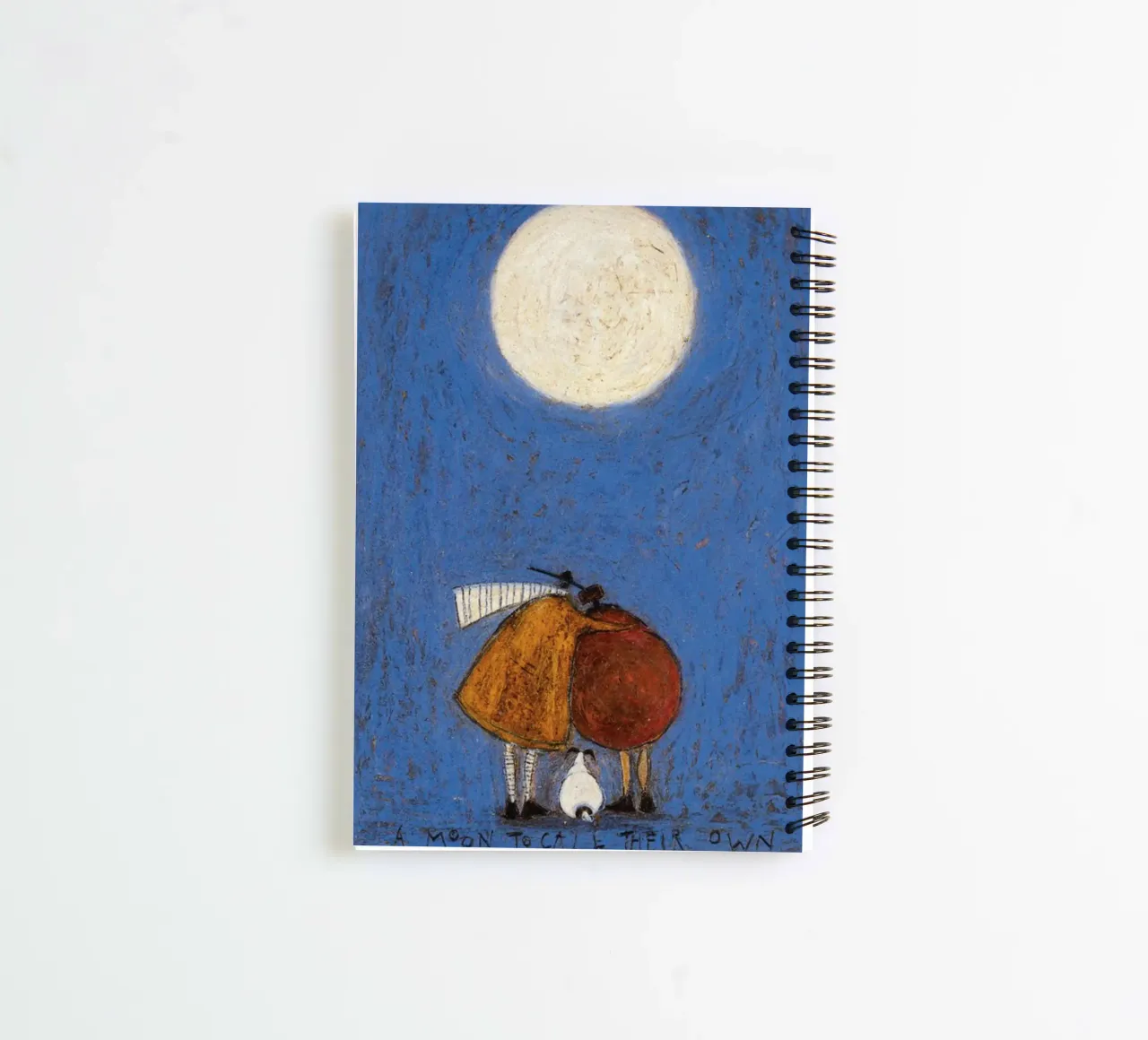 Moon To Call Their Own Sam Toft spiral notebook by Patrick Mitchell