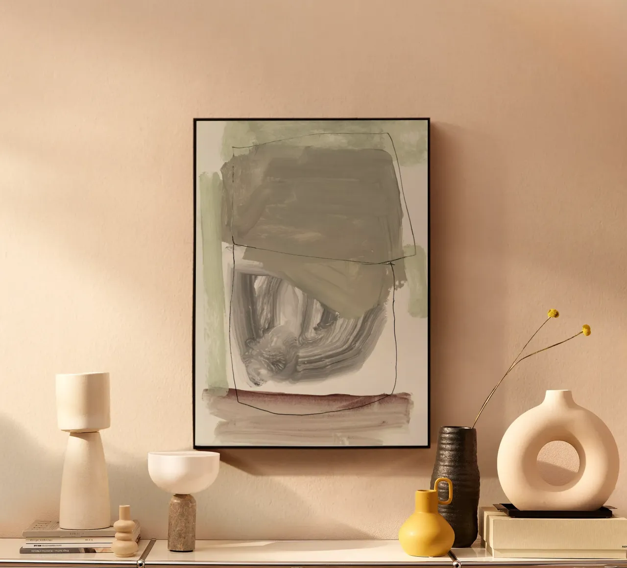 line and shape abstract alluminio dibond da IRIS LEHNHARDT FINE ART