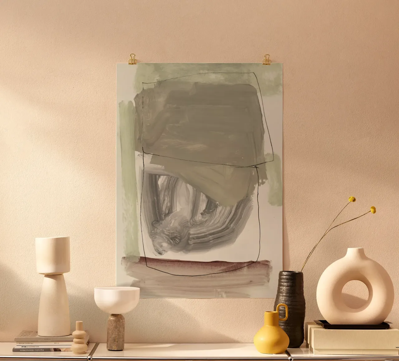 line and shape abstract carta hahnemühle da IRIS LEHNHARDT FINE ART