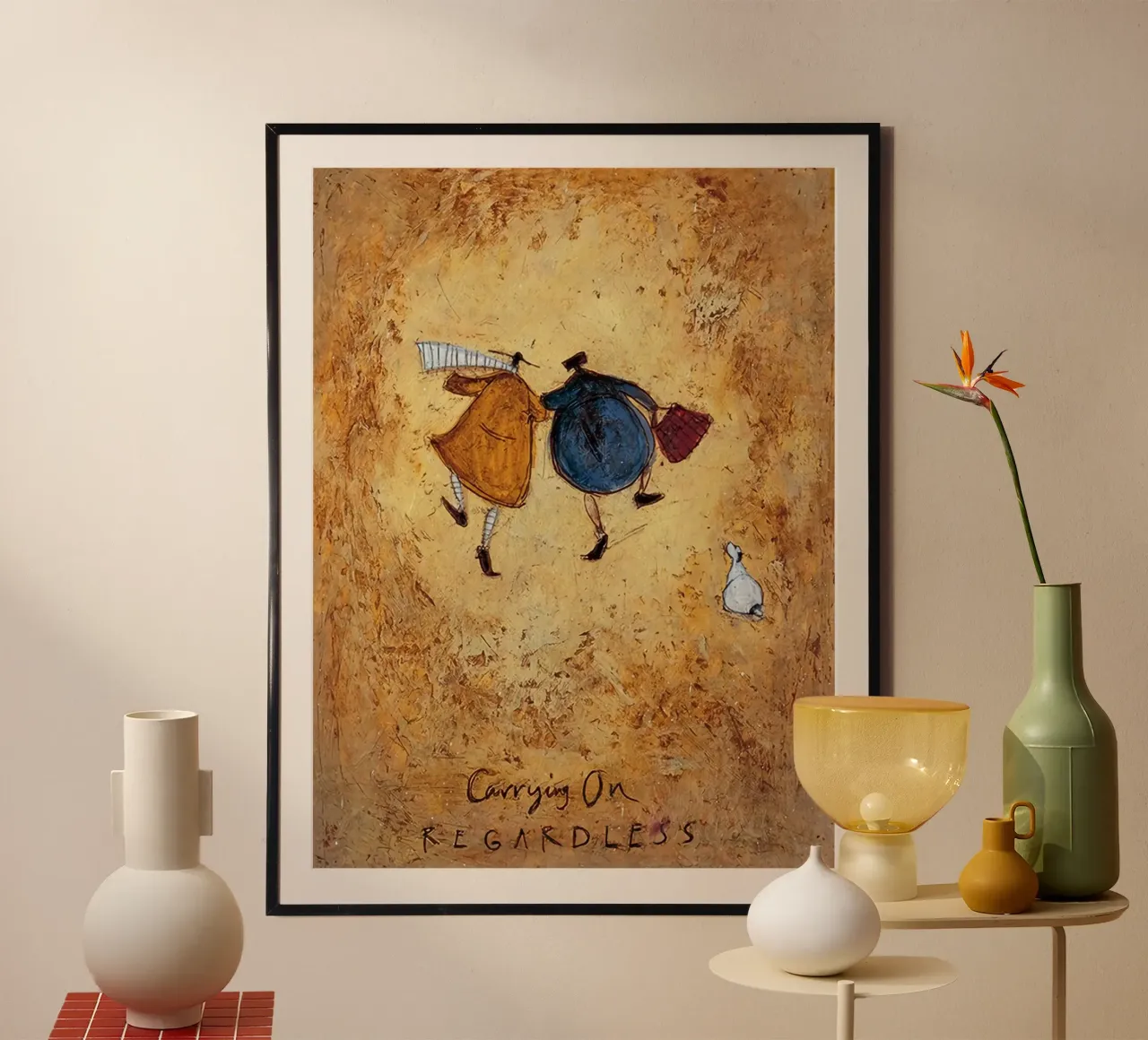Sam Toft - Unbeirrt weitermachen Poster von Patrick Mitchell