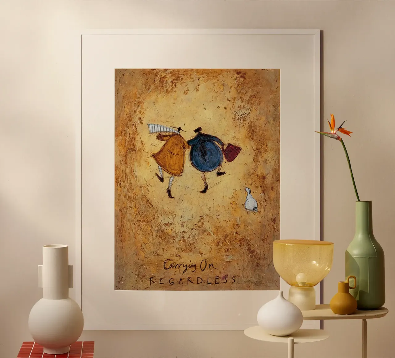 Sam Toft - Unbeirrt weitermachen Poster von Patrick Mitchell