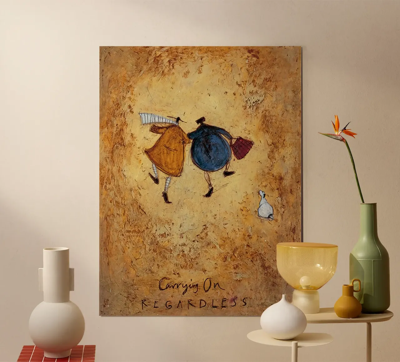 Sam Toft - Unbeirrt weitermachen Poster von Patrick Mitchell