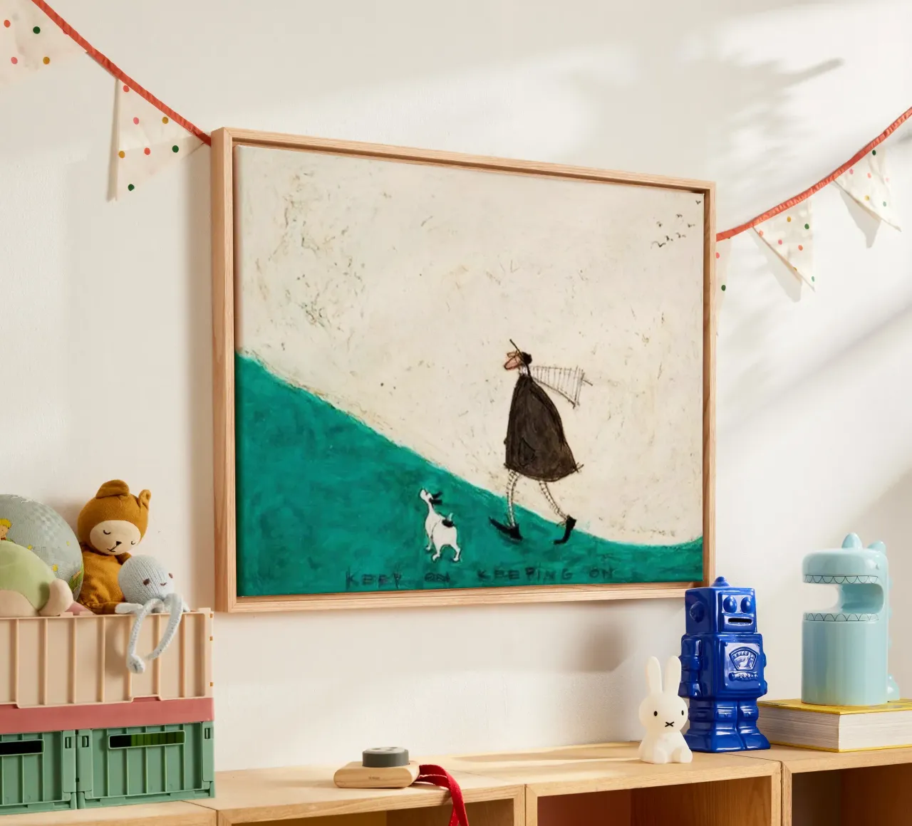 Sam Toft - Continuare a tenere tela con Cornice a cassetta da Patrick Mitchell
