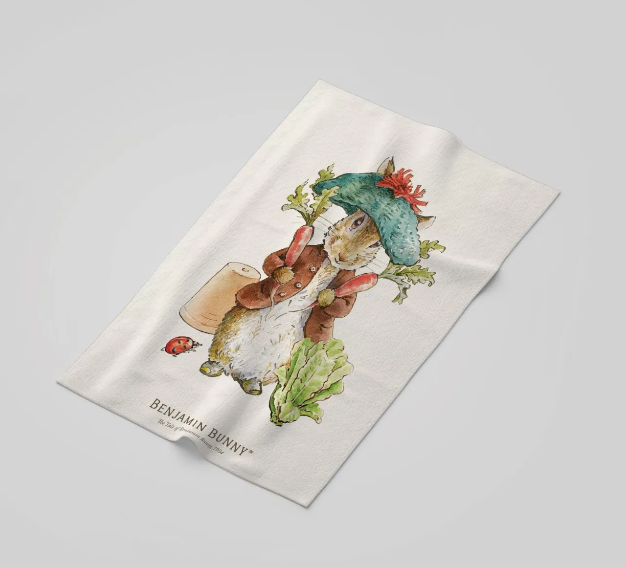 Peter Rabbit - Illustrazione di Benjamin Bunny telo mare da muench benjamin