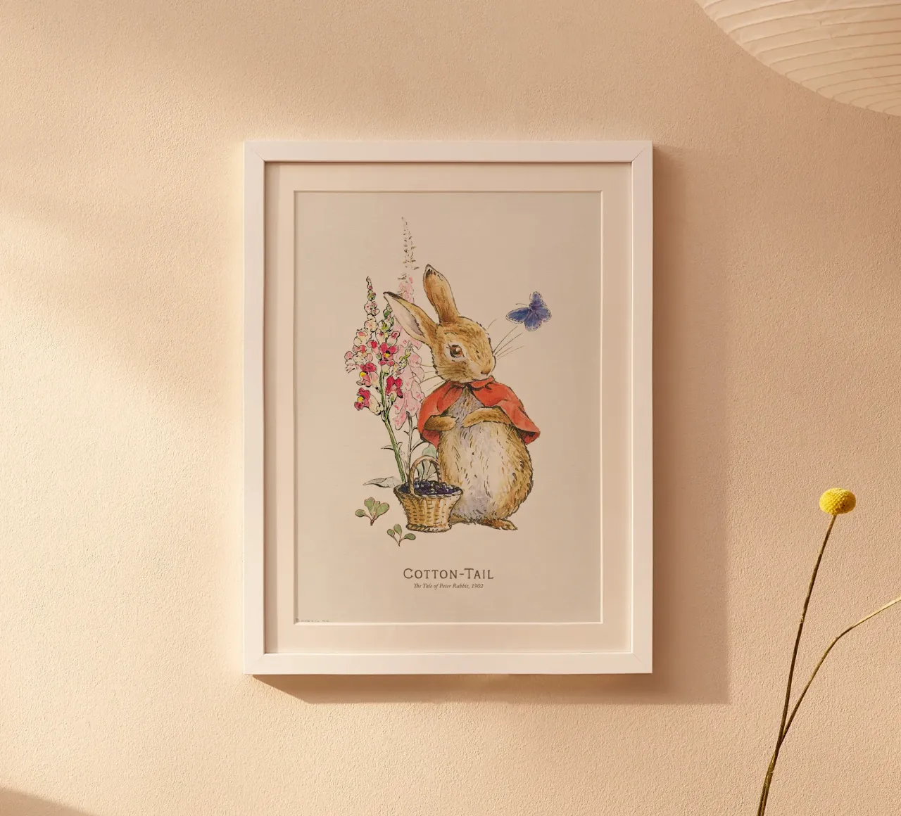Peter Rabbit - Illustrazione di Cotton Tail poster da muench benjamin