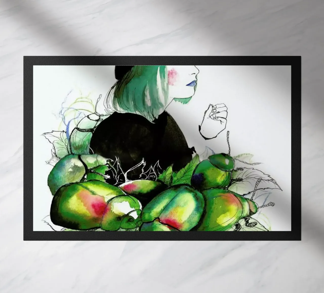 Beetles doormat by Ina Stanimirova