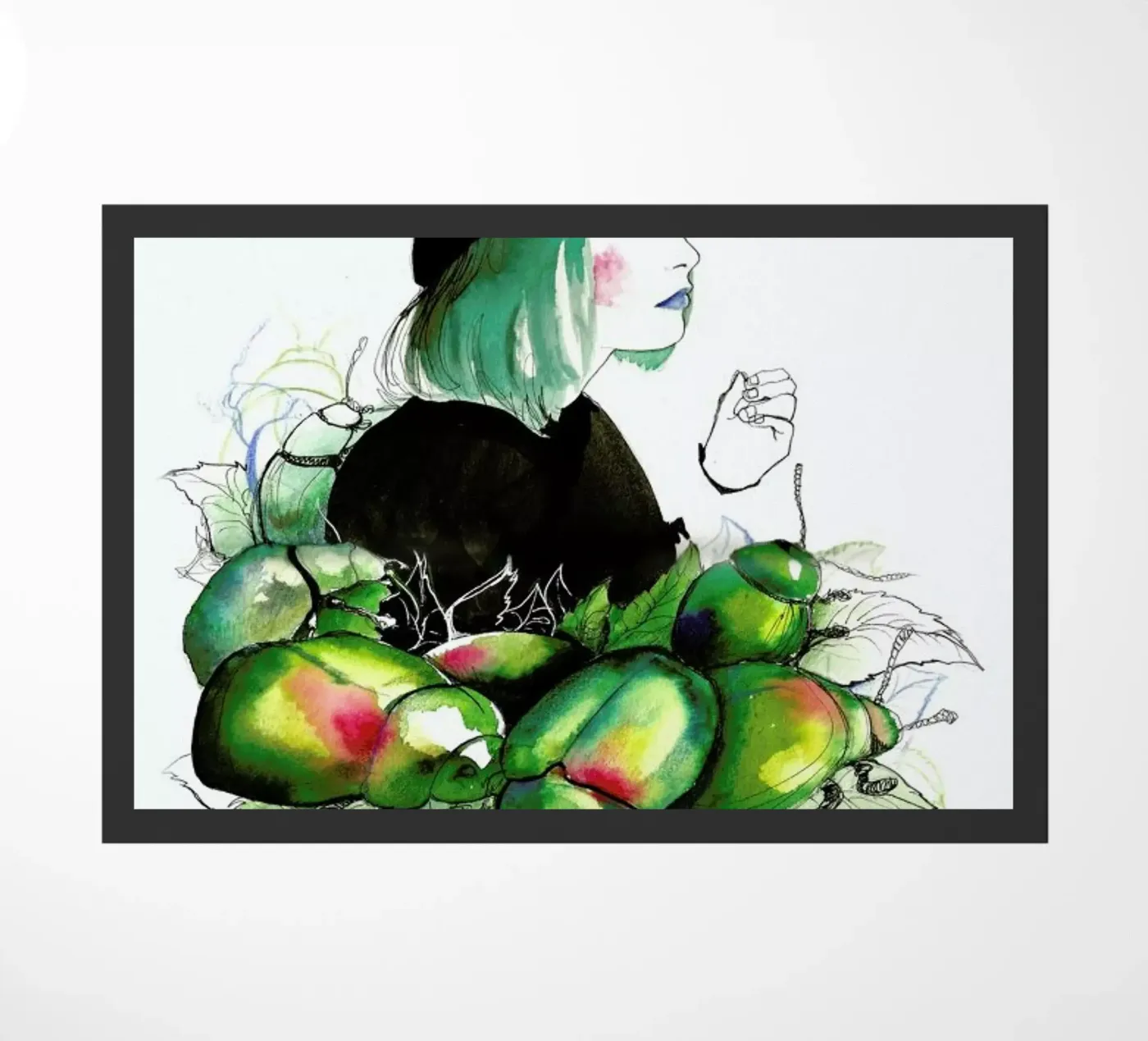 Beetles doormat by Ina Stanimirova