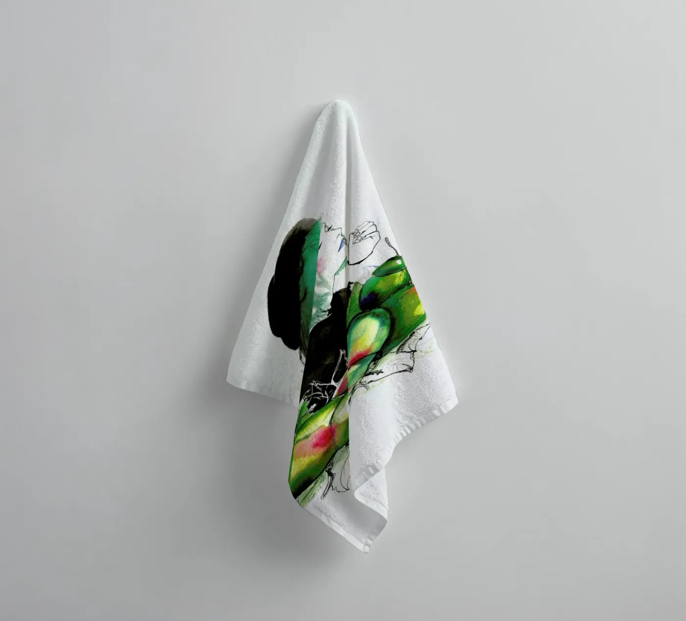 Beetles towel by Ina Stanimirova