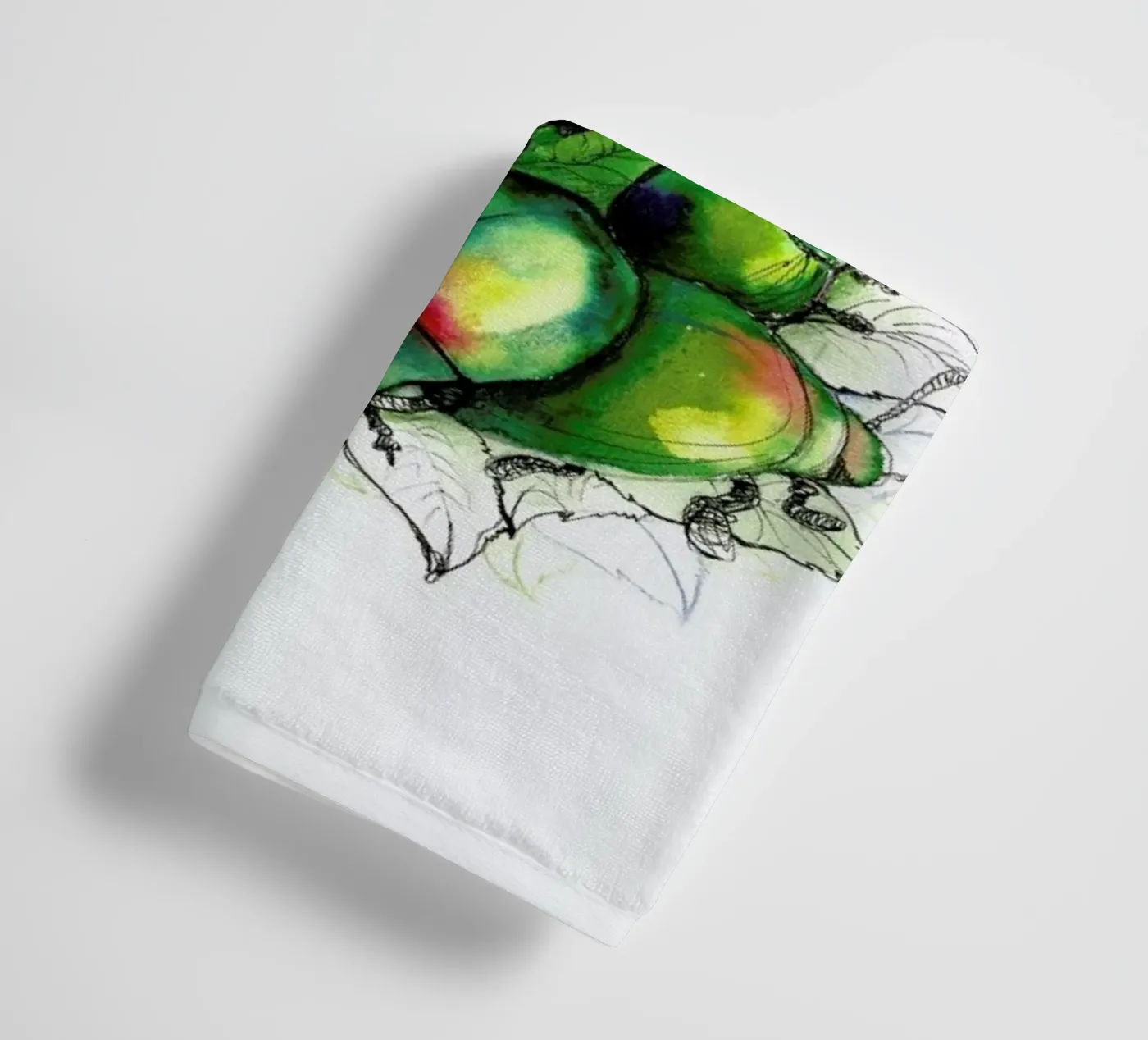 Beetles towel by Ina Stanimirova