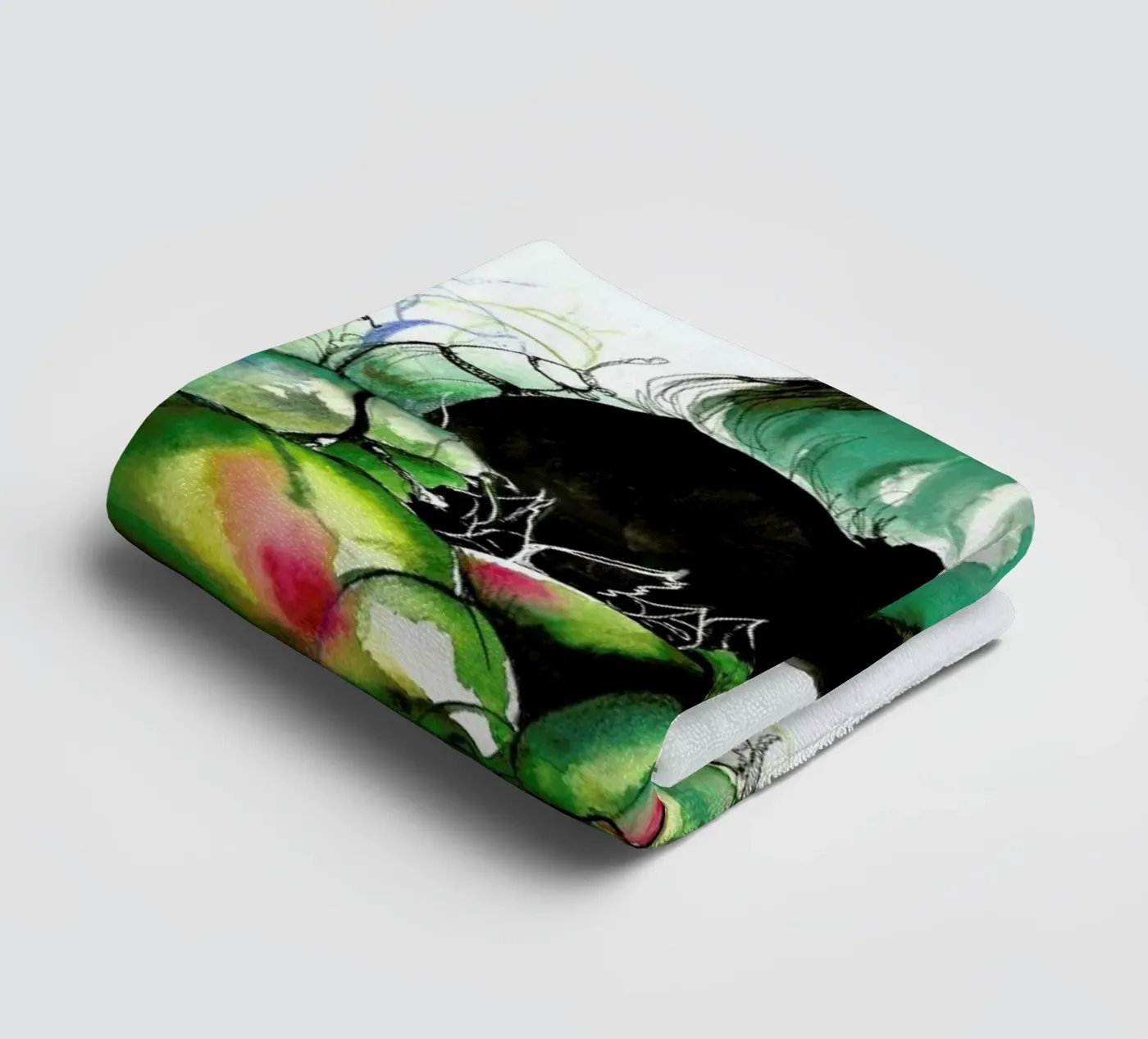Beetles towel by Ina Stanimirova