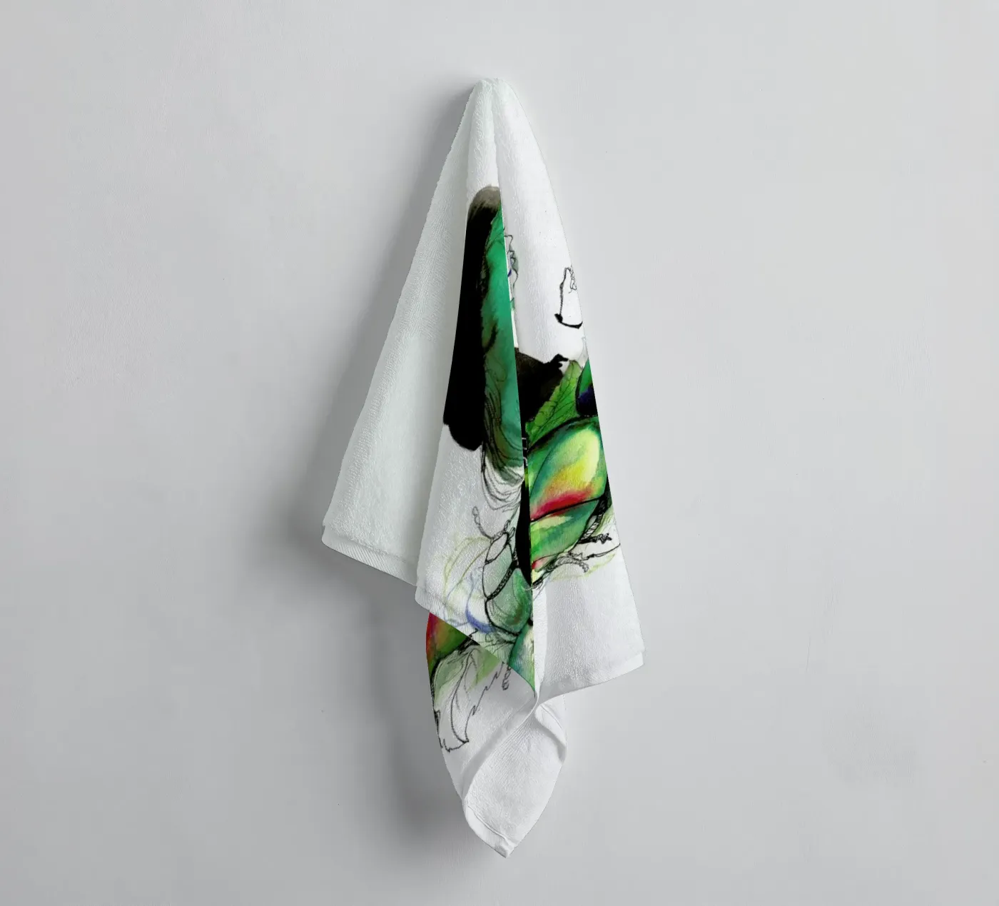 Beetles badhanddoek van Ina Stanimirova