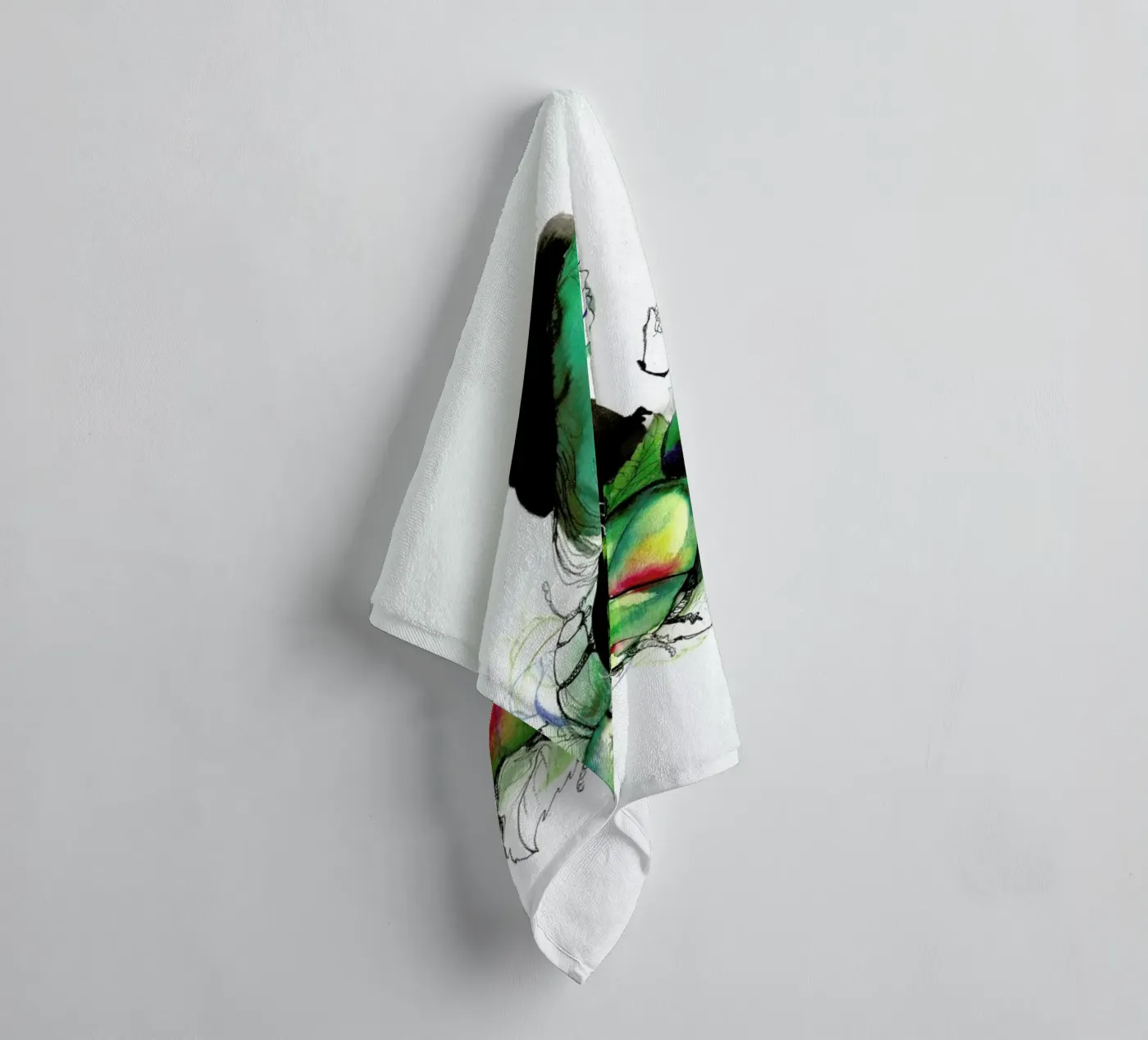 Beetles towel by Ina Stanimirova