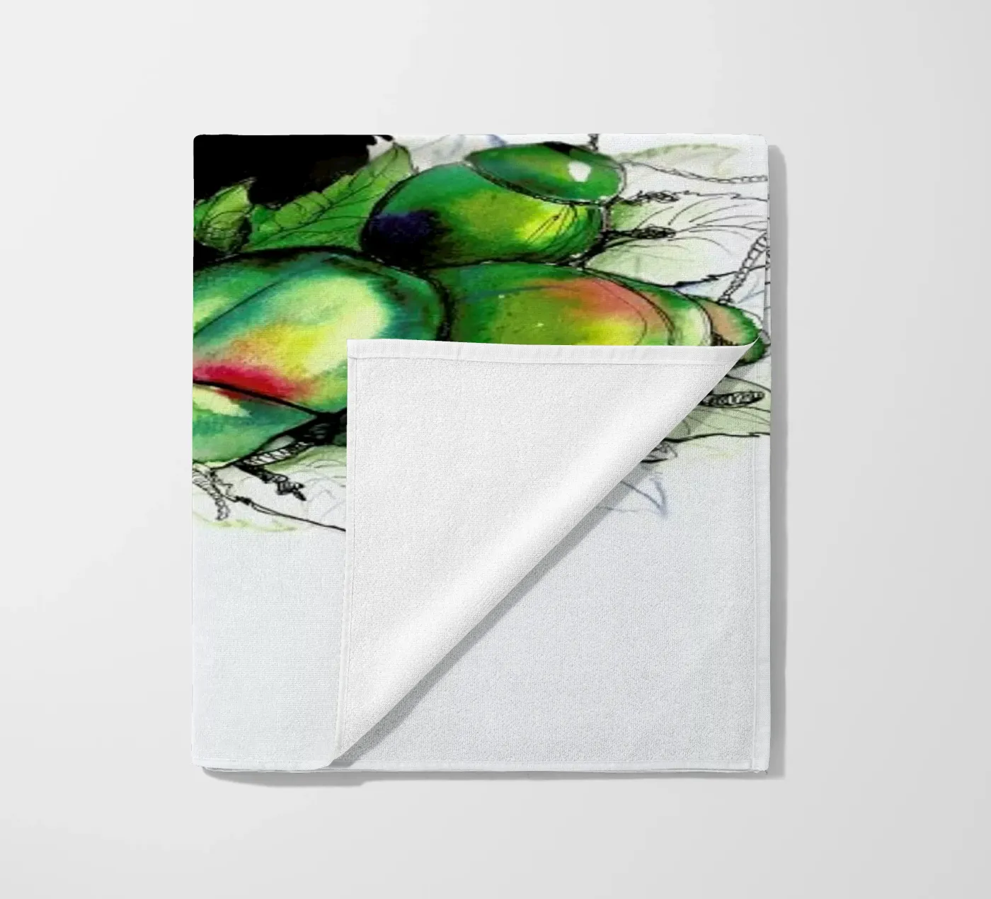 Beetles beach towel by Ina Stanimirova