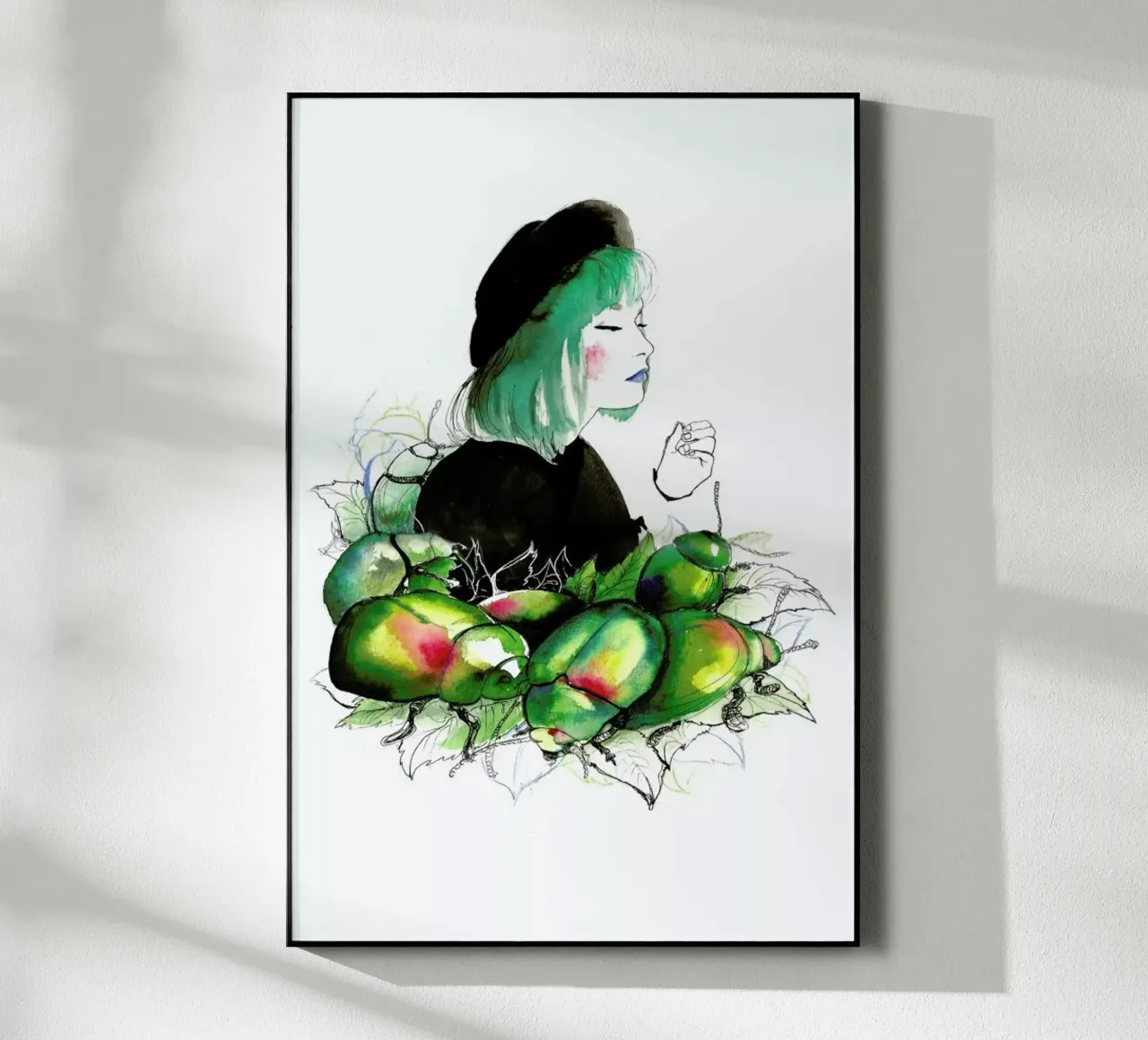 Beetles Acryl-Glas von Ina Stanimirova