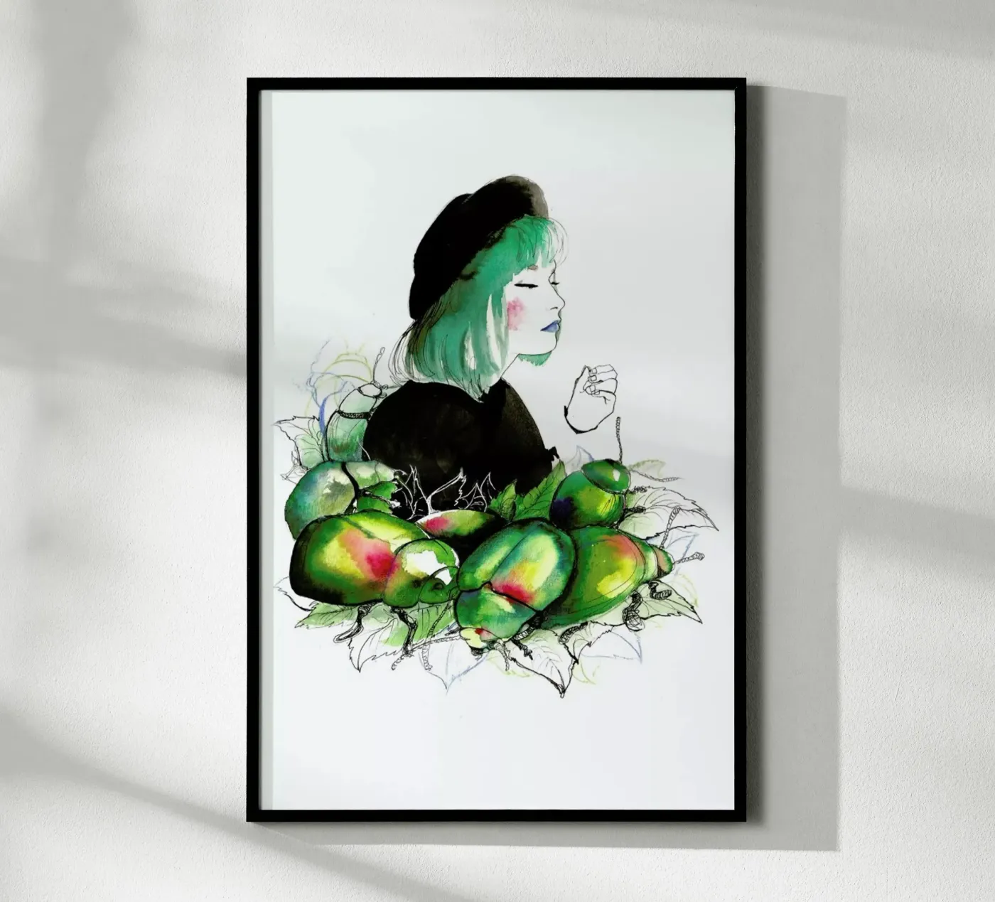 Beetles poster de Ina Stanimirova