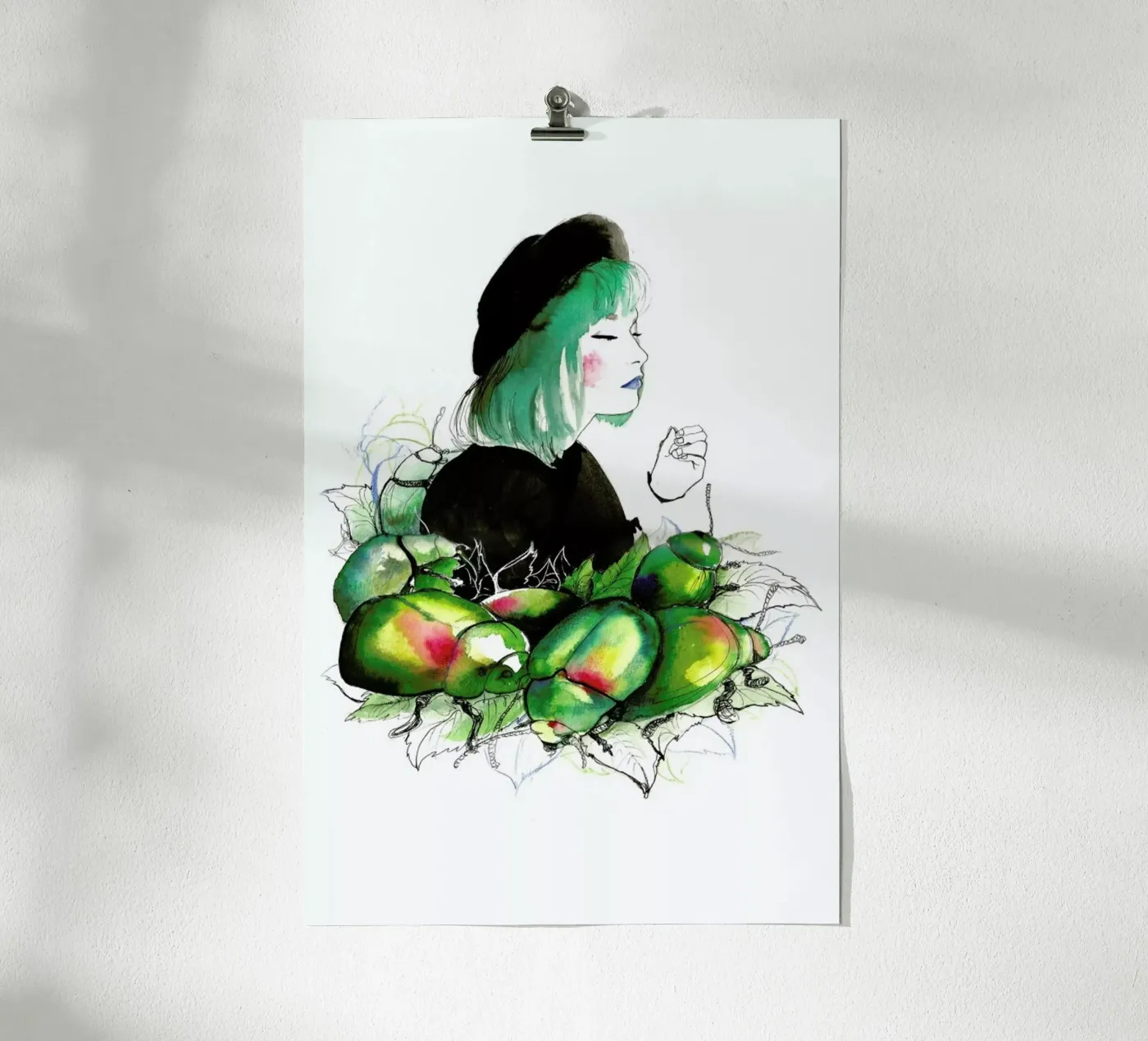 Beetles poster de Ina Stanimirova