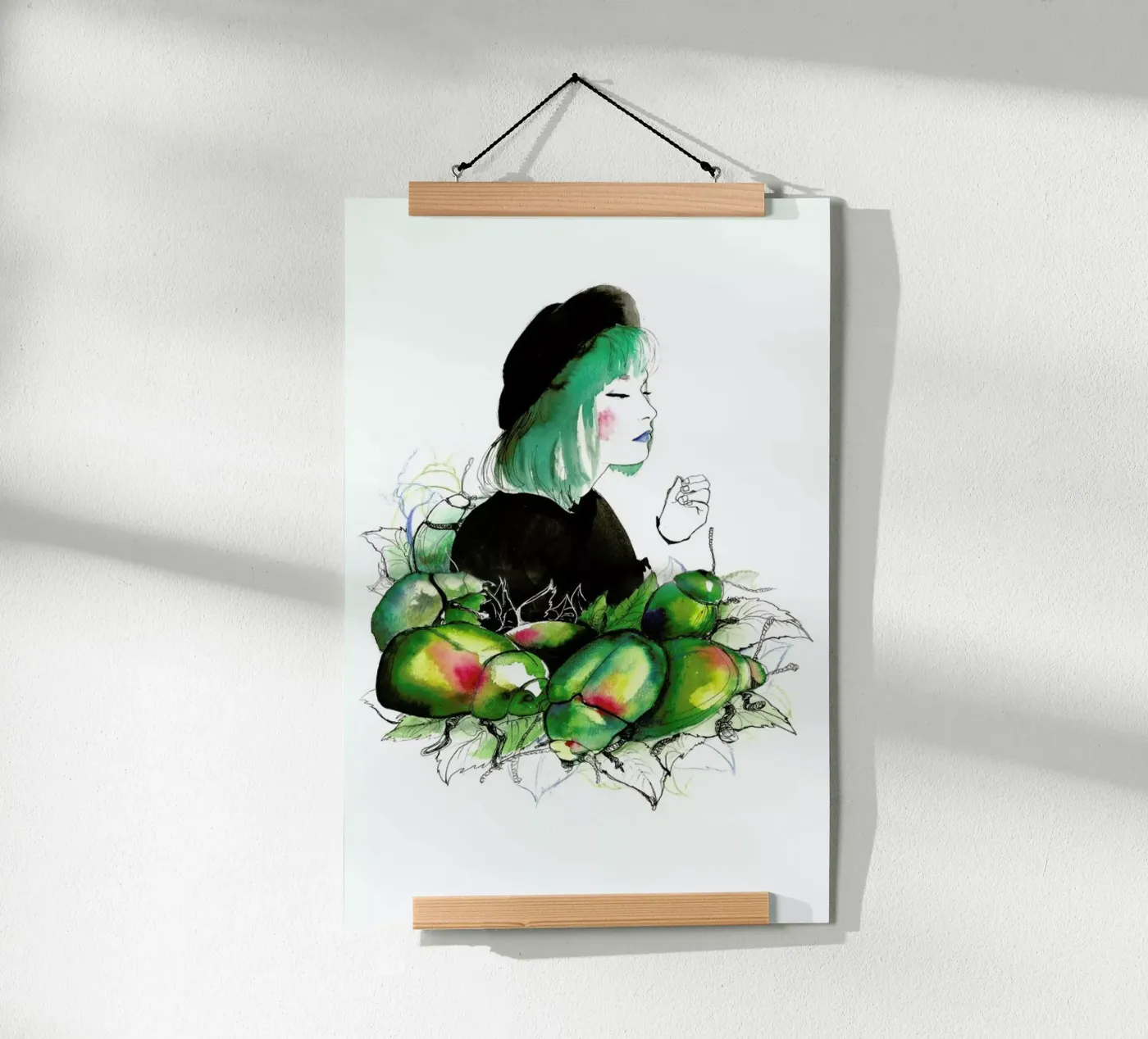 Beetles Poster von Ina Stanimirova