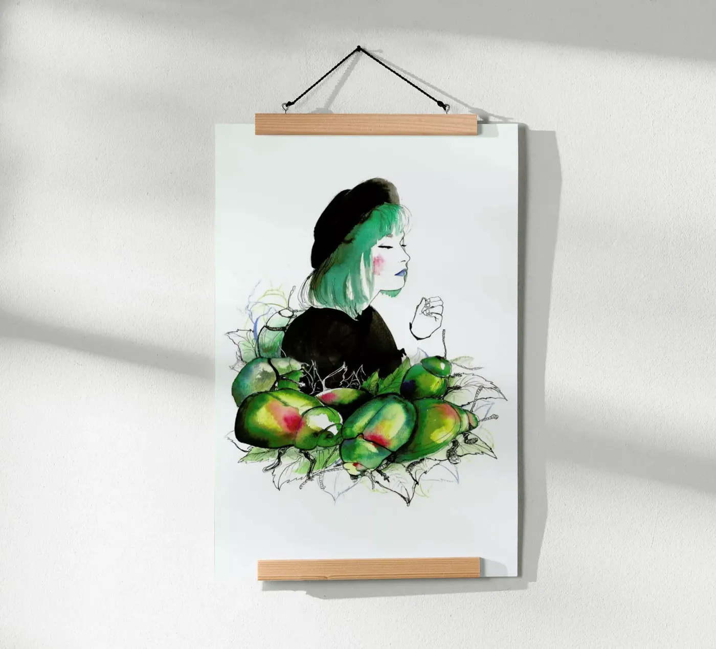 Beetles poster de Ina Stanimirova