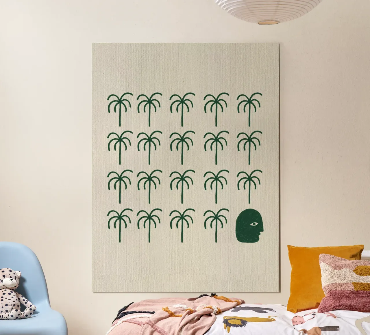 Roots poster con telaio in alluminio da Shatha Al Dafai