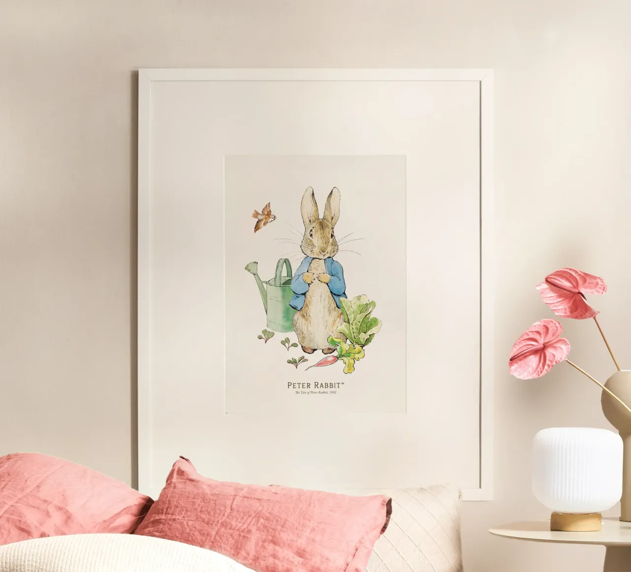 Famiglia Peter Rabbit poster con telaio in alluminio da muench benjamin