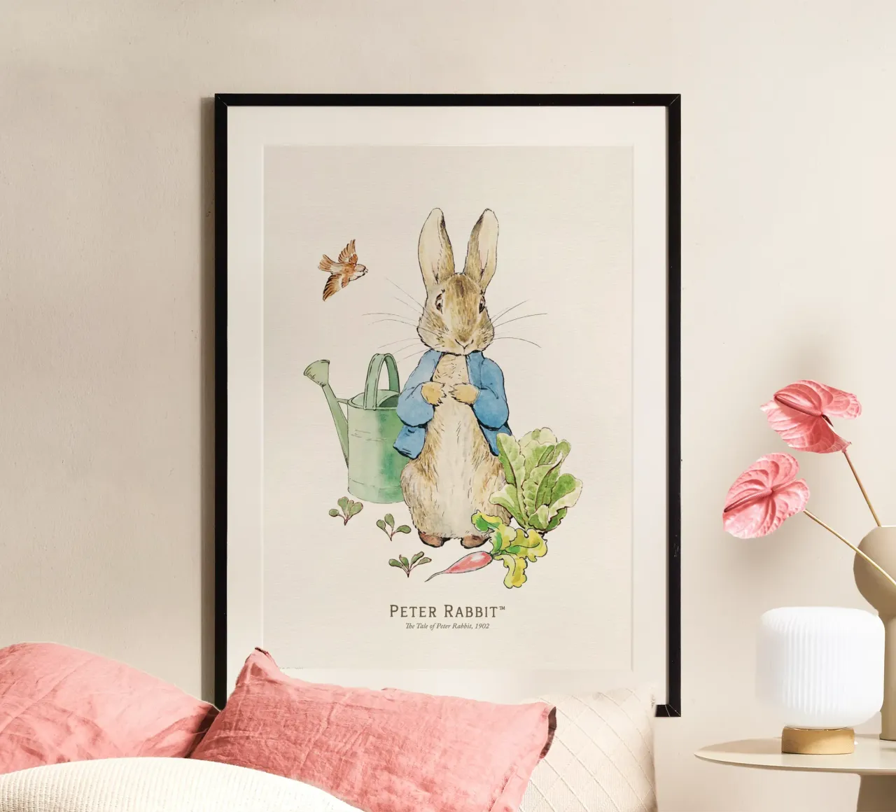 Famiglia Peter Rabbit poster con telaio in alluminio da muench benjamin