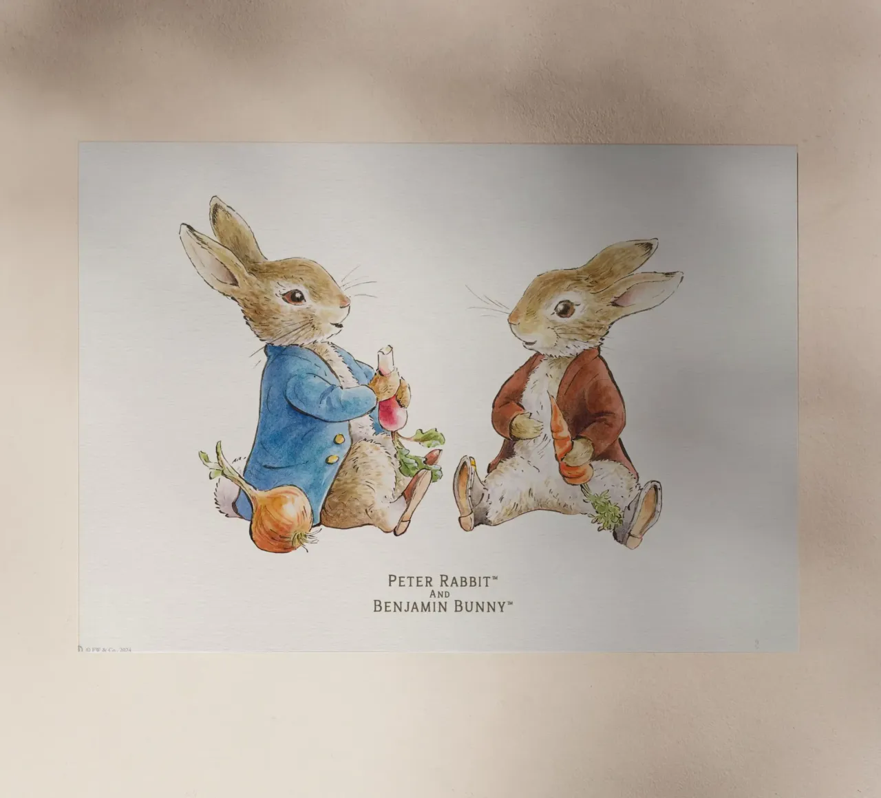 Illustrazione di Peter Rabbit pellicola backlit da muench benjamin