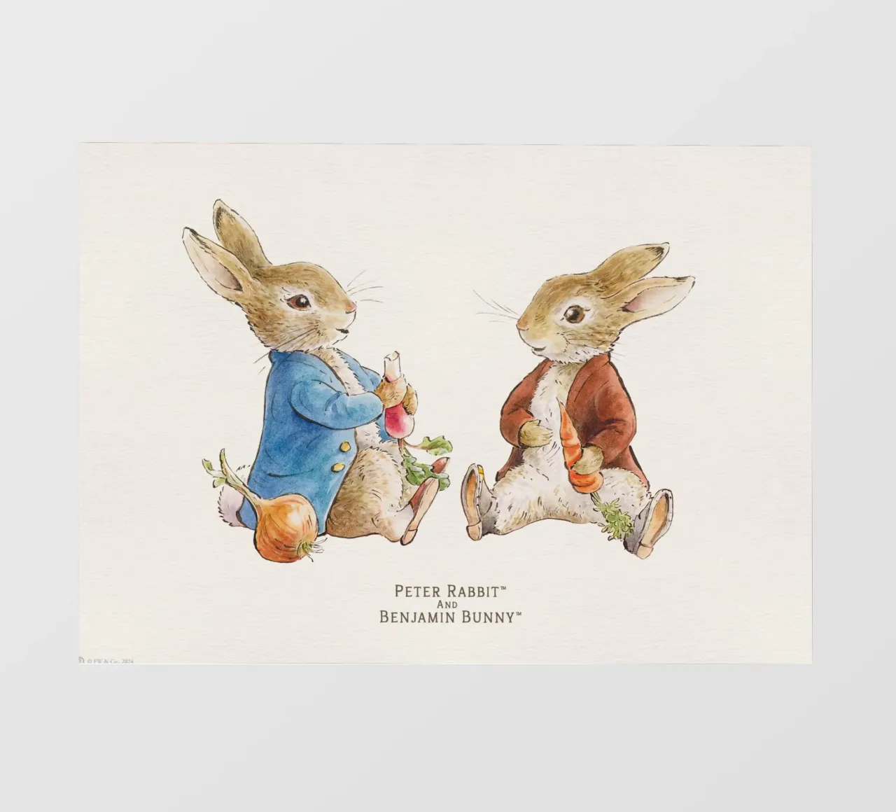 Illustrazione di Peter Rabbit pellicola backlit da muench benjamin