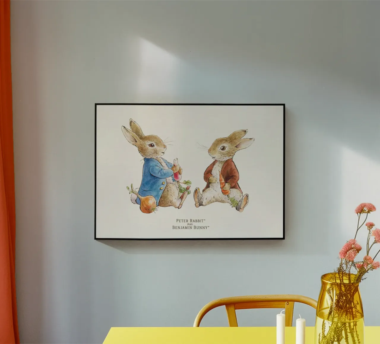 Illustrazione di Peter Rabbit plexiglass da muench benjamin