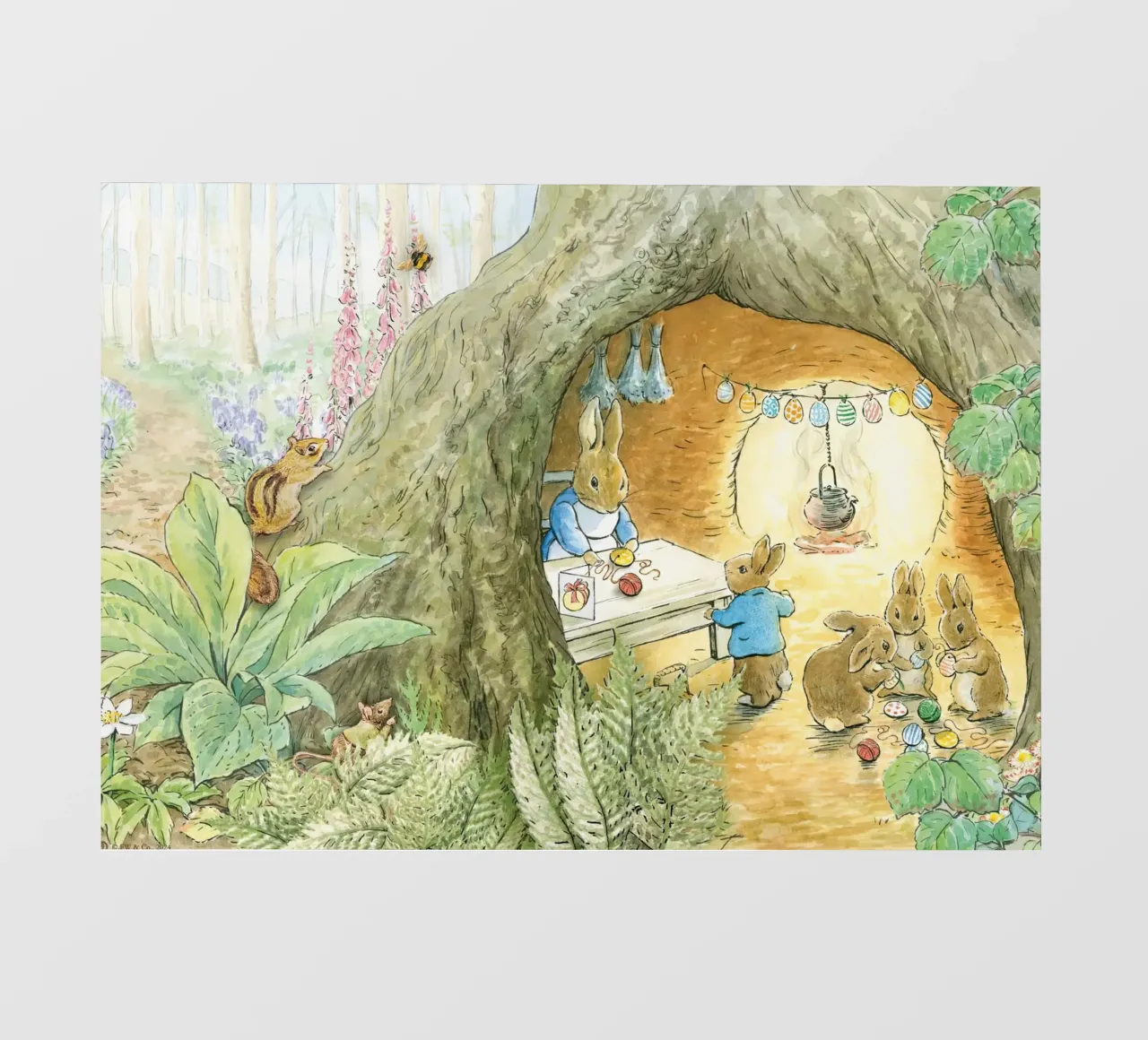 Famiglia Peter Rabbit telo in pvc da muench benjamin