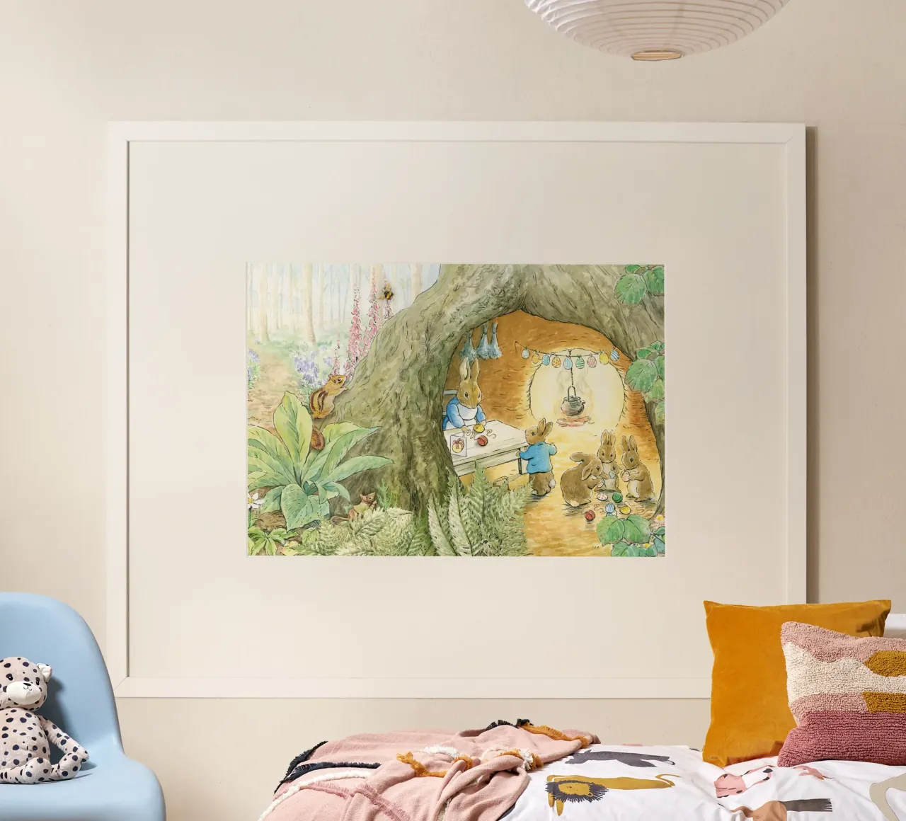 Famiglia Peter Rabbit poster con telaio in alluminio da muench benjamin