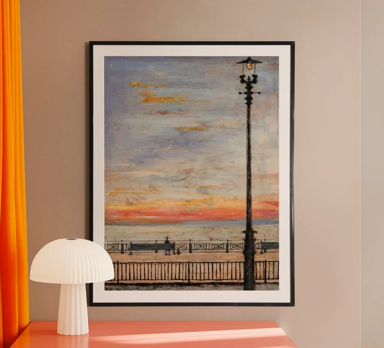 Sam Toft Eravamo seduti e guardavamo, ma non c'era anima viva. poster da Patrick Mitchell