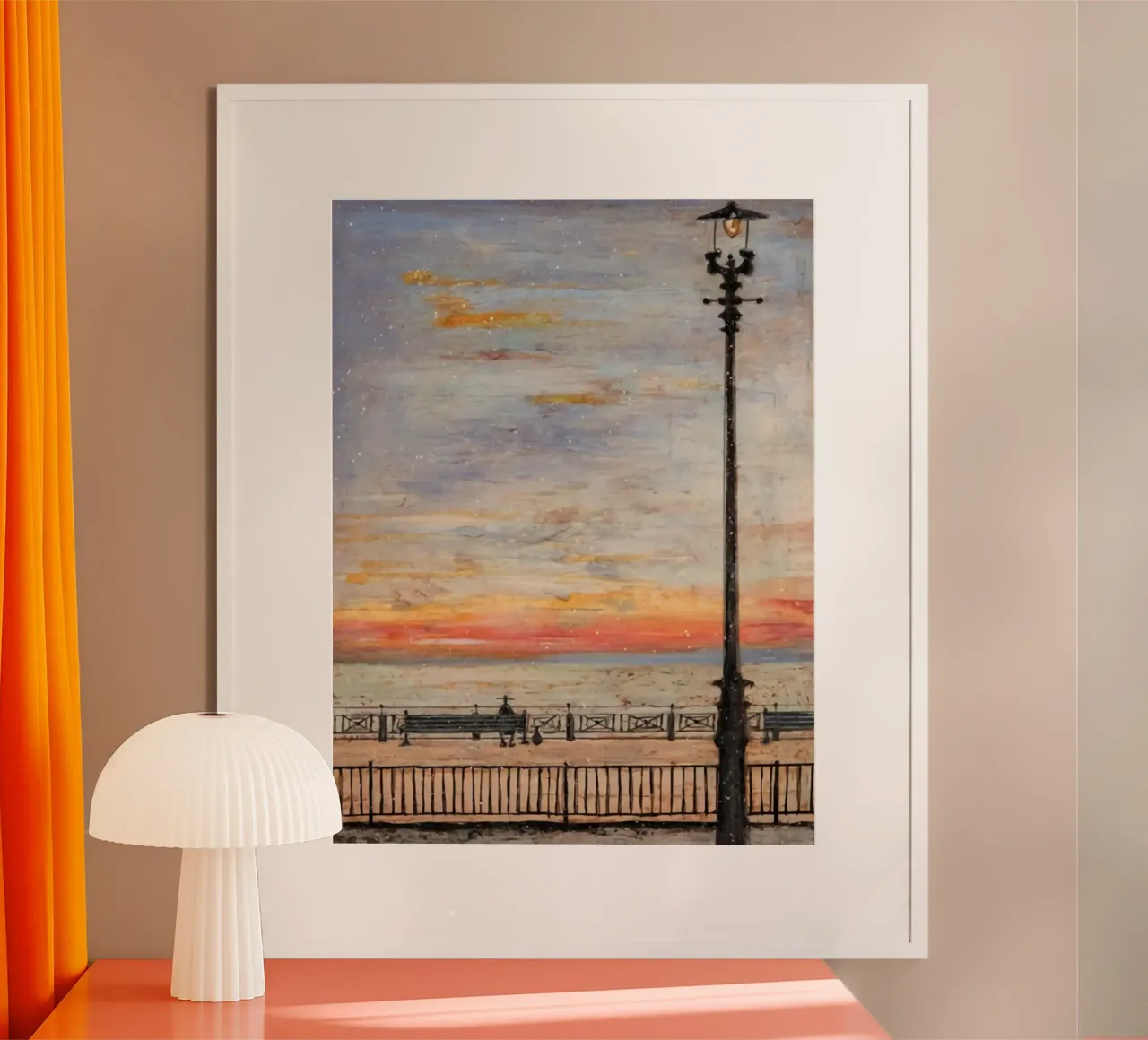 Sam Toft Eravamo seduti e guardavamo, ma non c'era anima viva. poster da Patrick Mitchell