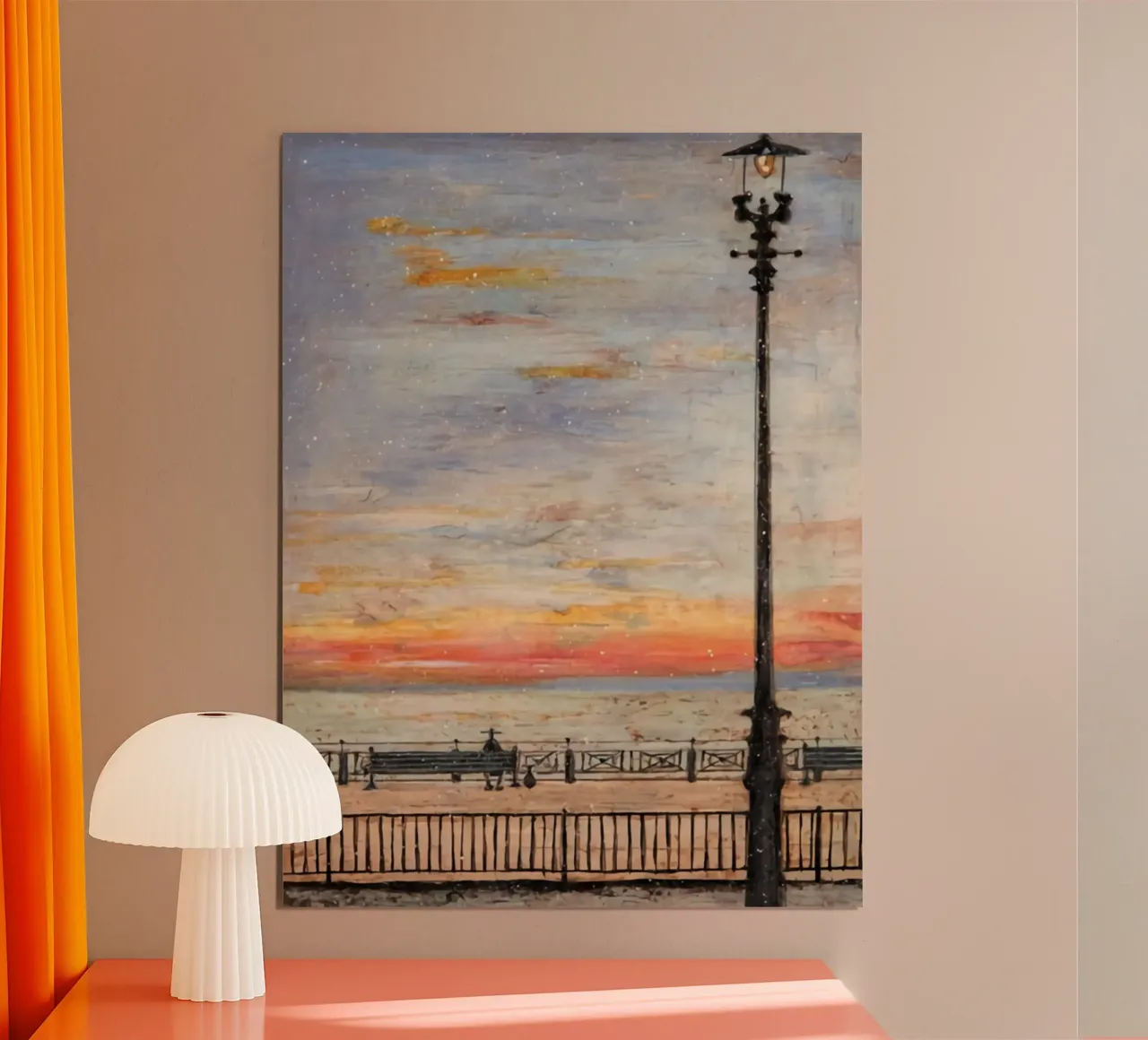 Sam Toft Eravamo seduti e guardavamo, ma non c'era anima viva. poster da Patrick Mitchell