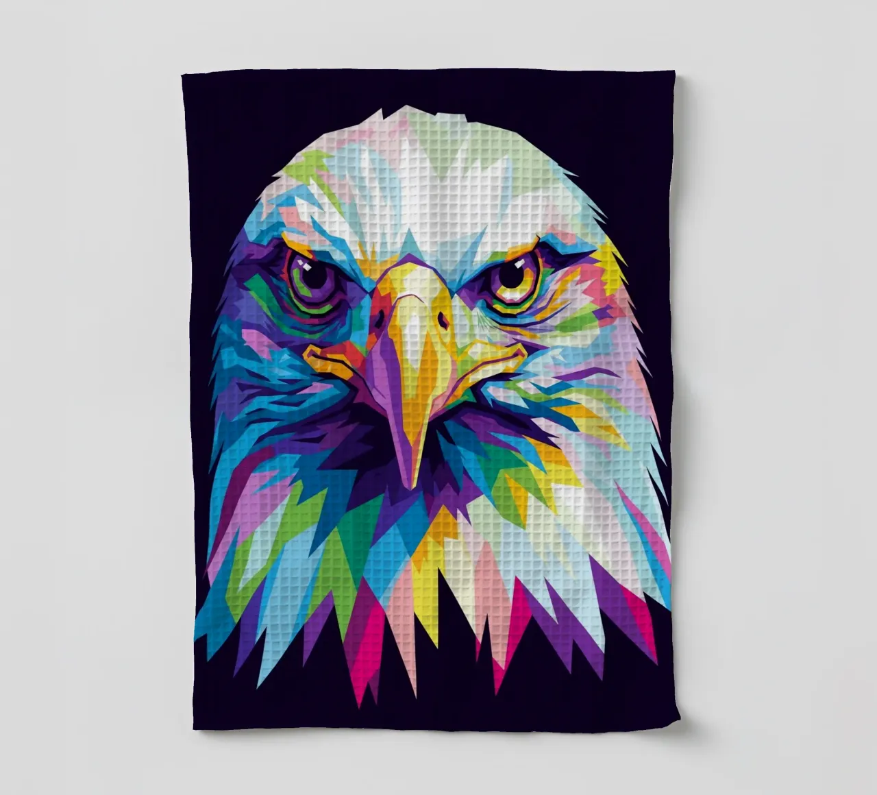 Aigle coloré (2) torchon de Wild Life studio