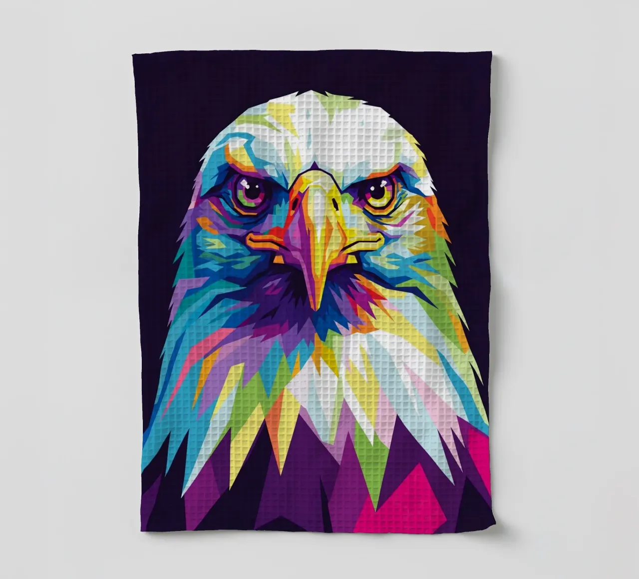 Aigle coloré (4) torchon de Wild Life studio